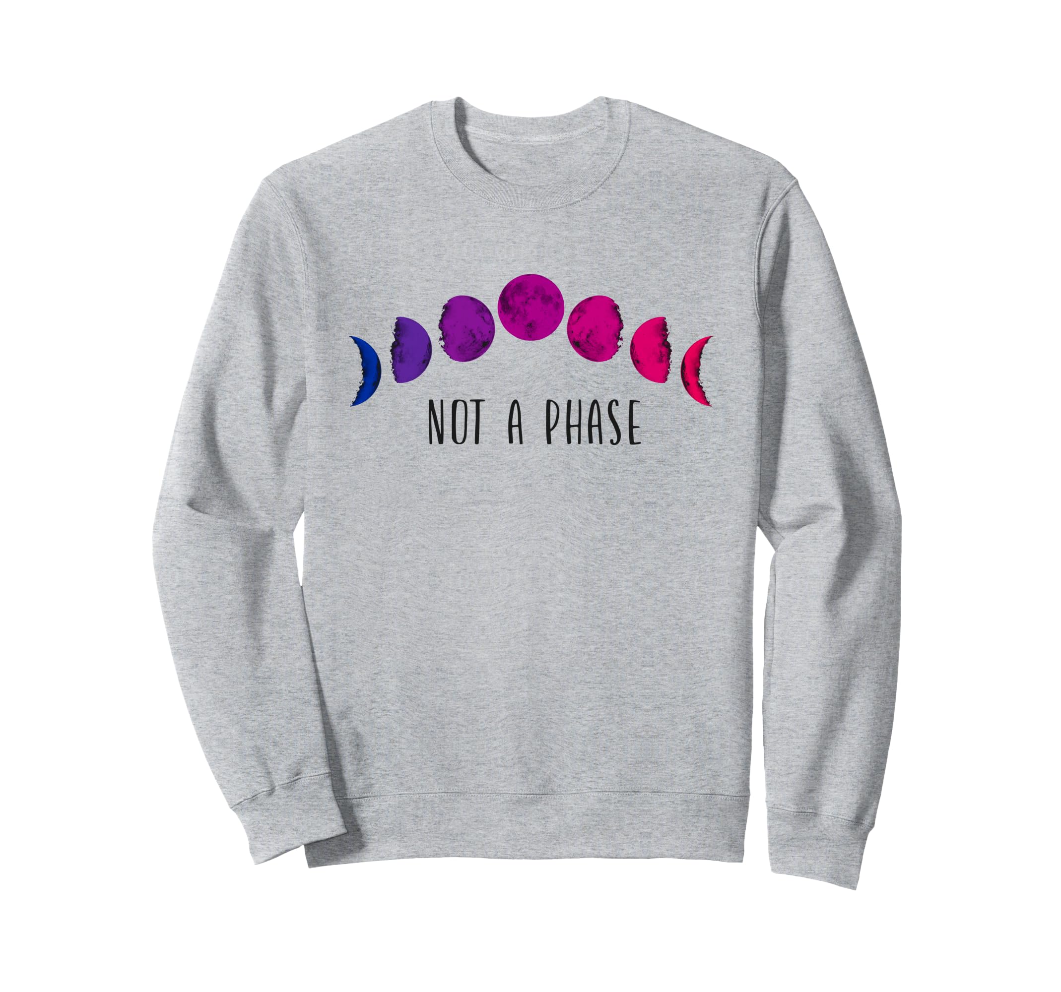 バイセクシュアル バイプライド フラッグ 月 Not A Phase トレーナー
