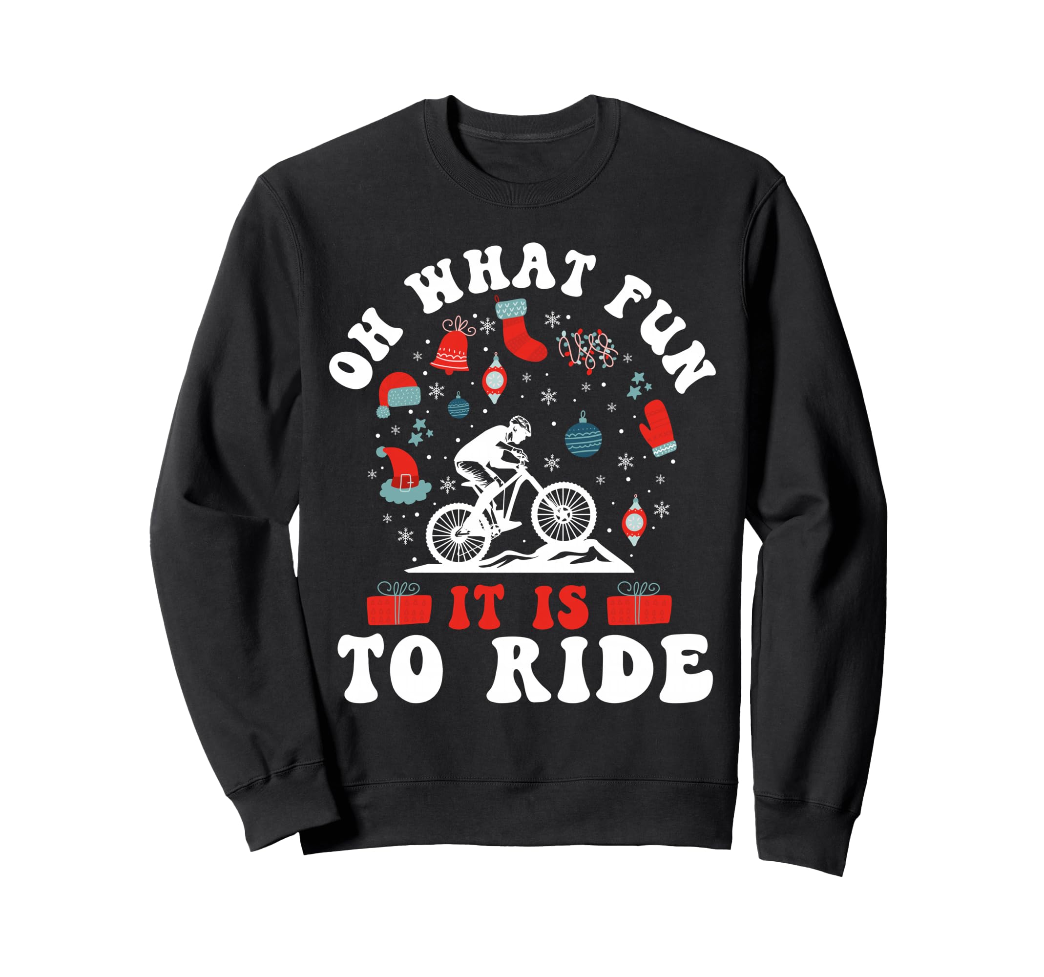 エンデューロ MTB マウンテンバイク ライディング ダウンヒル クリスマス Oh What トレーナー