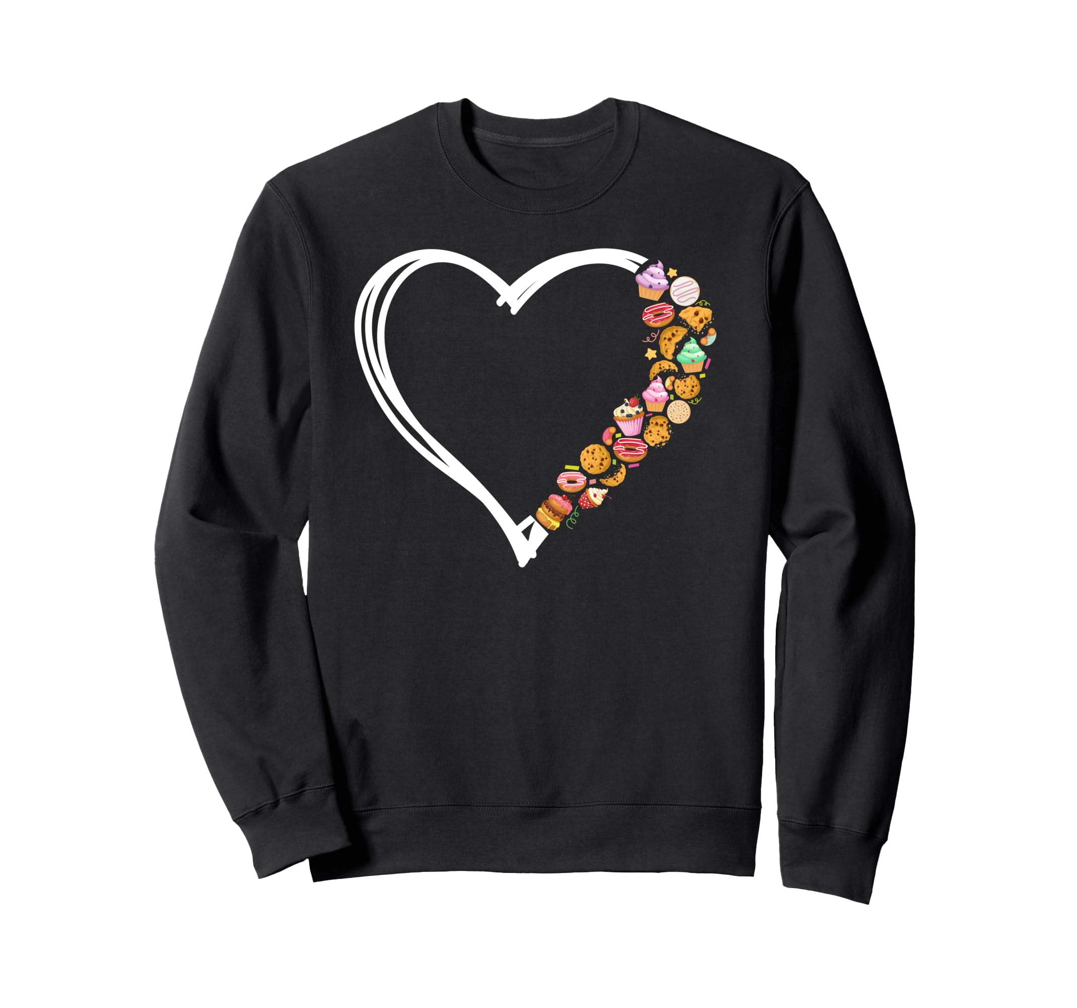 ベーキング ハート クッキー ドーナツ カップケーキ トレーナー