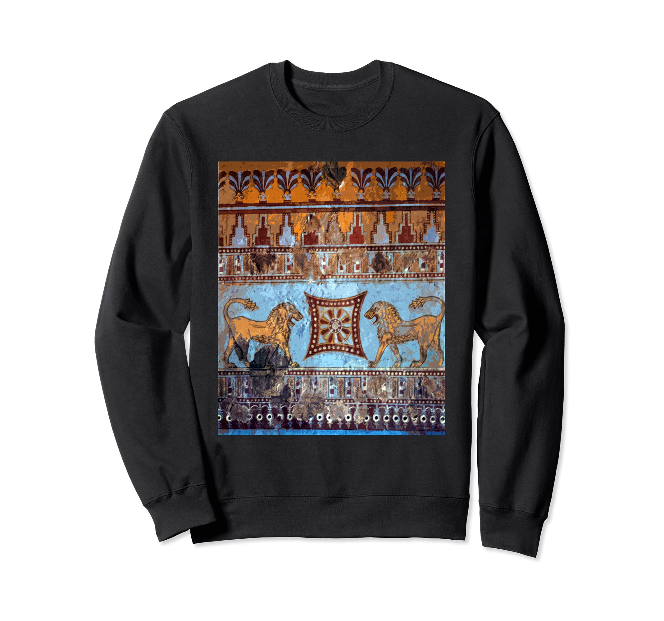 エレブニ要塞のウラルトゥフレスコ画-ウラリア美術史 トレーナー