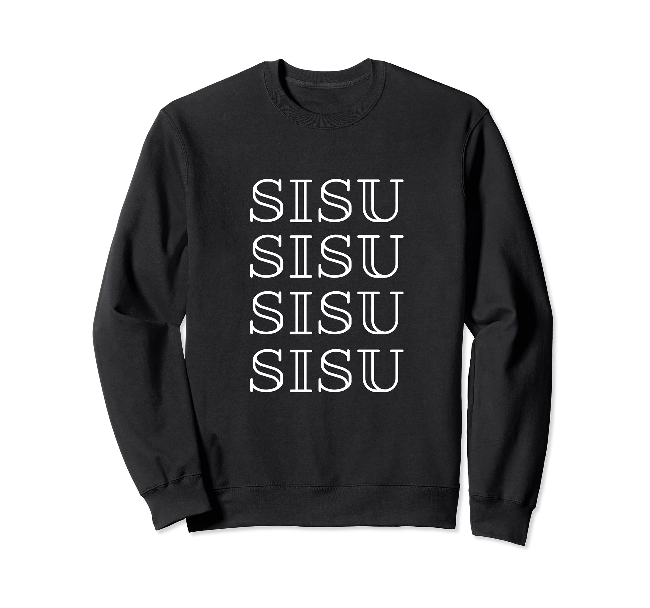 Sisu フィンランドプライド 忍耐グリット 広告 ブルー ホワイト トレーナー