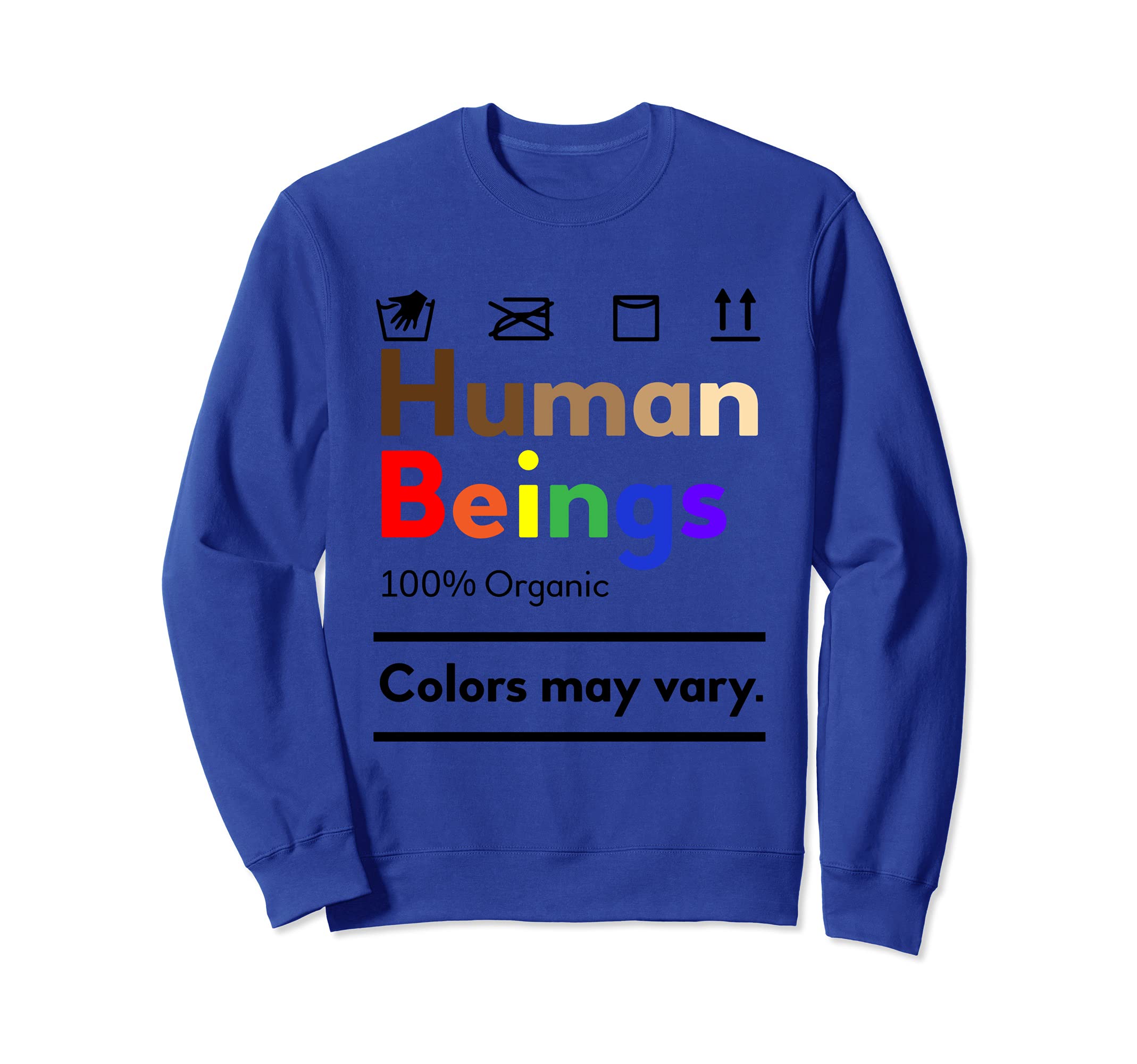 Human Beings 100%オーガニックカラーは異なる場合があります トレーナー