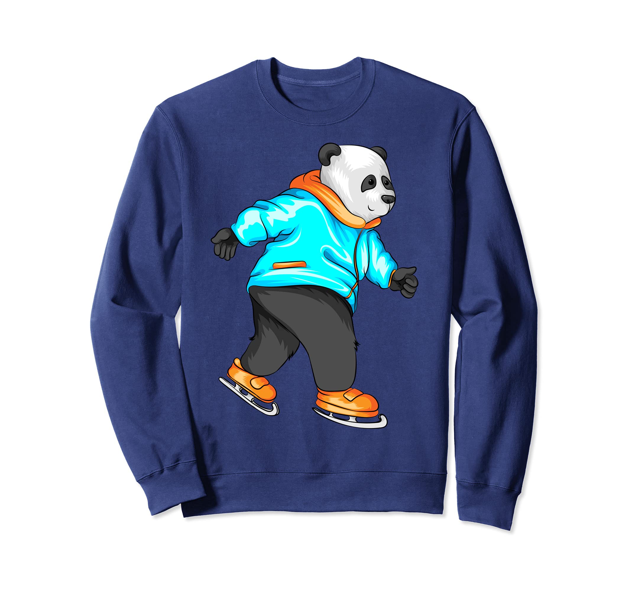 フィギュアスケートパンダ かわいいペア アイススケーター 男の子 面白いギフト トレーナー