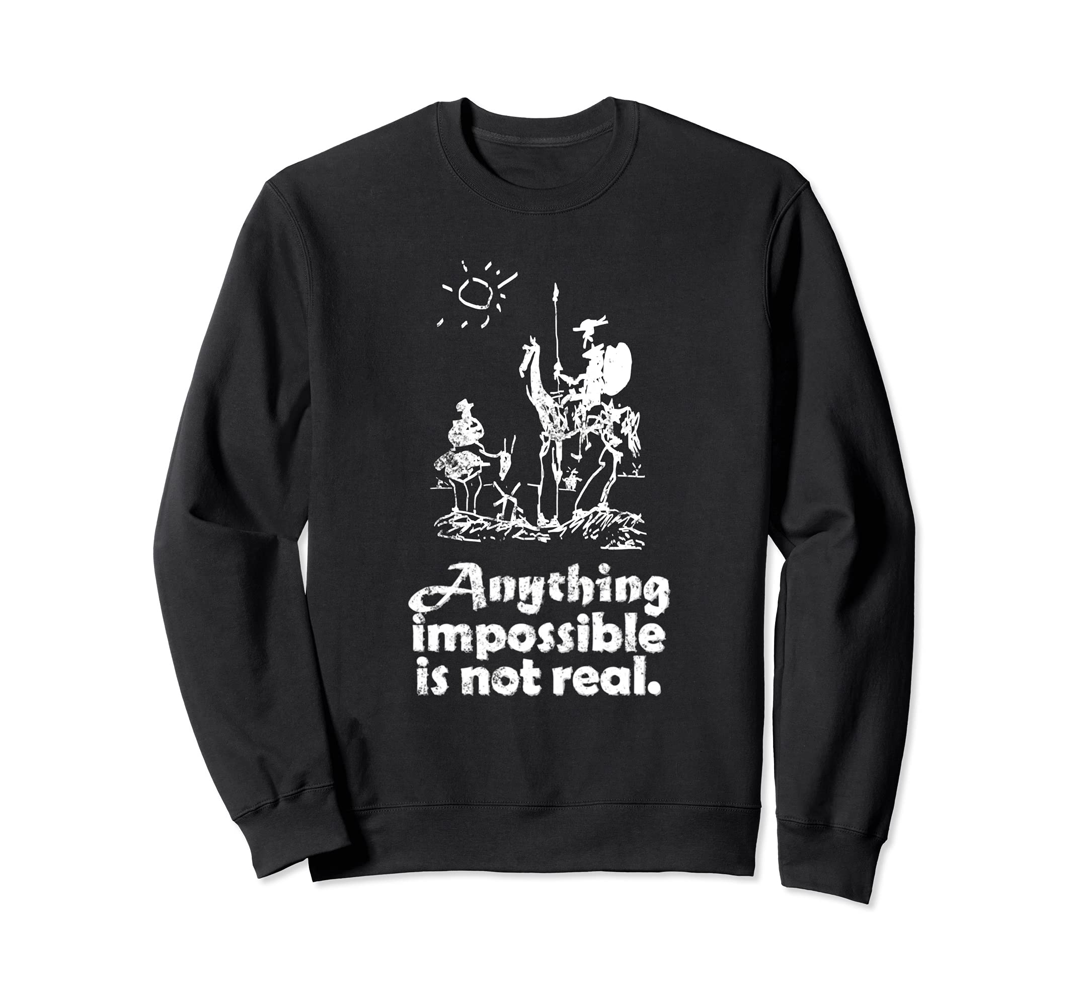 iotavibe ドン・キホーテ・ピカソ何でもありえないのは本物ではない トレーナー