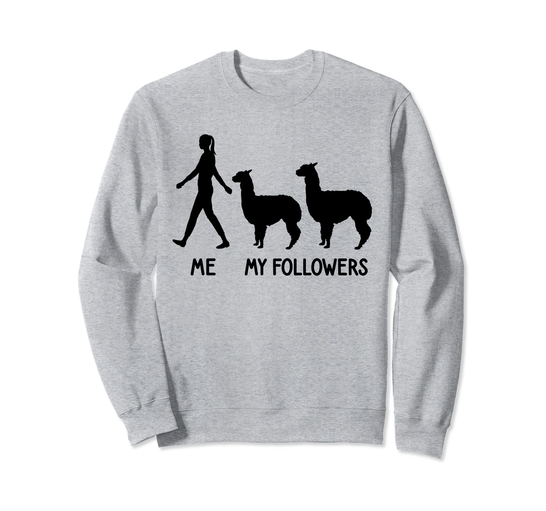 ME MY FOLLOWER Alpaca Llama Lover Lama Cute Animal Social トレーナー