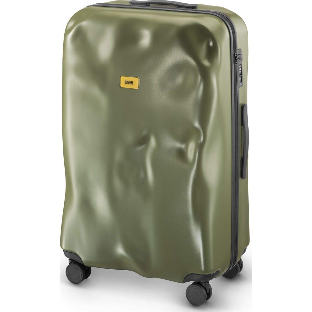 Carry Cases - [クラッシュバゲージ] スーツケース アイコン 35L S 軽量 機内持込可 旅行 キャリーケース CABIN オリーブ グリーン cb161-05