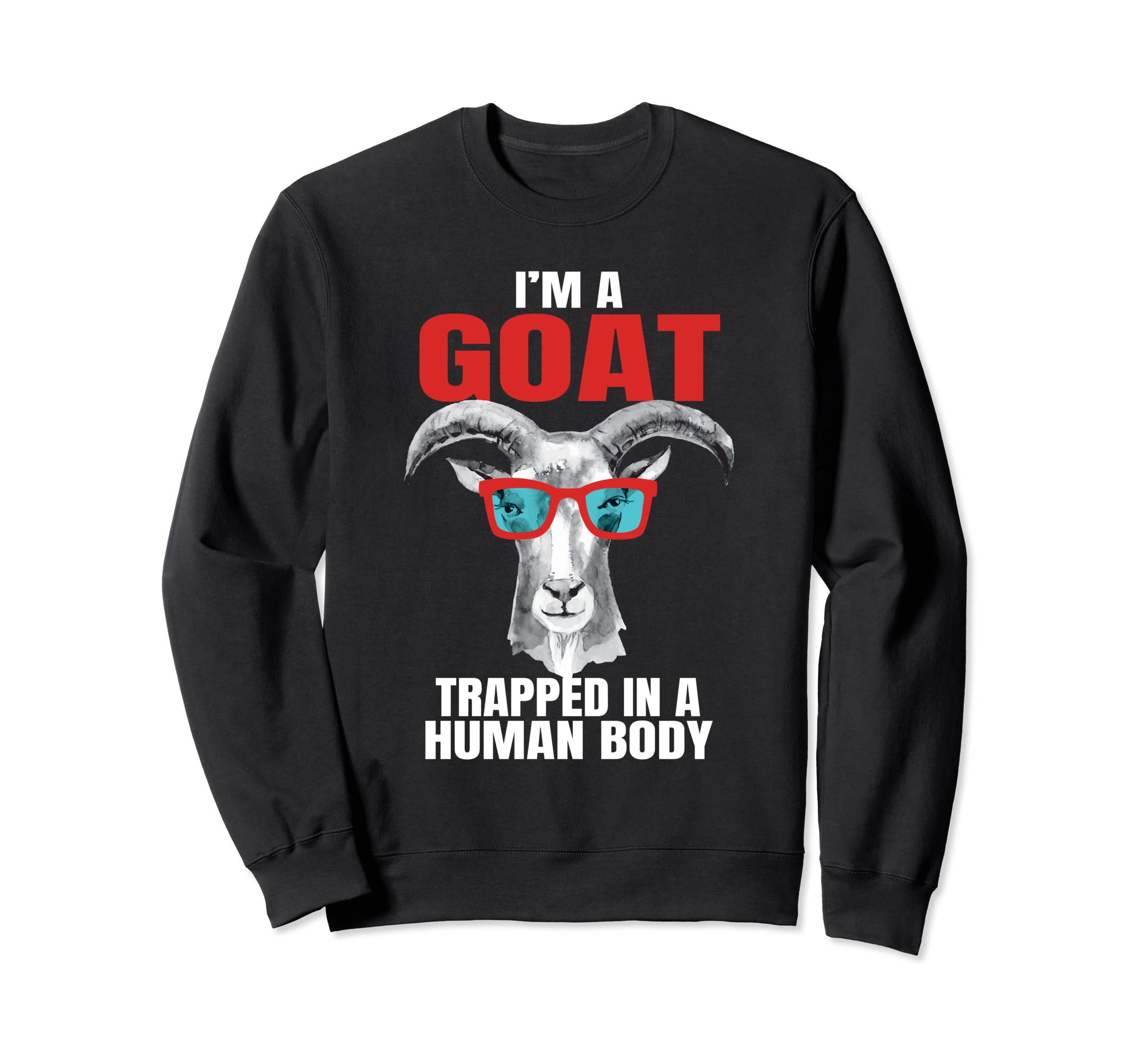 ヤギのオーナー「I´m A Goat Trapped In A Human Body Funny Goat トレーナー