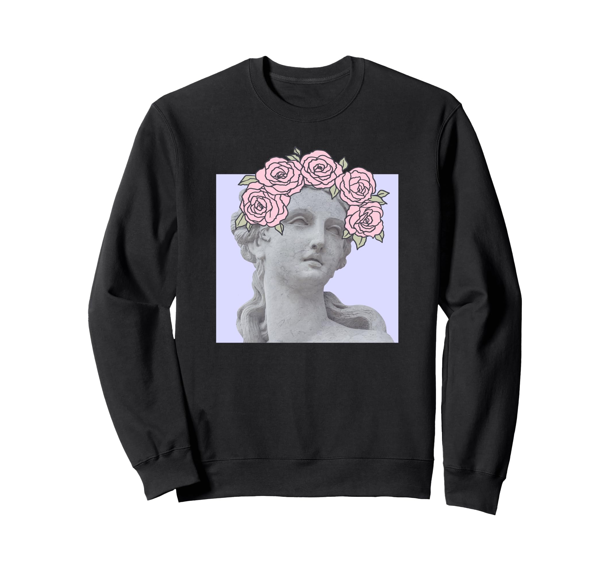 Other - Trendy Centered Design Rose Statues トレーナー