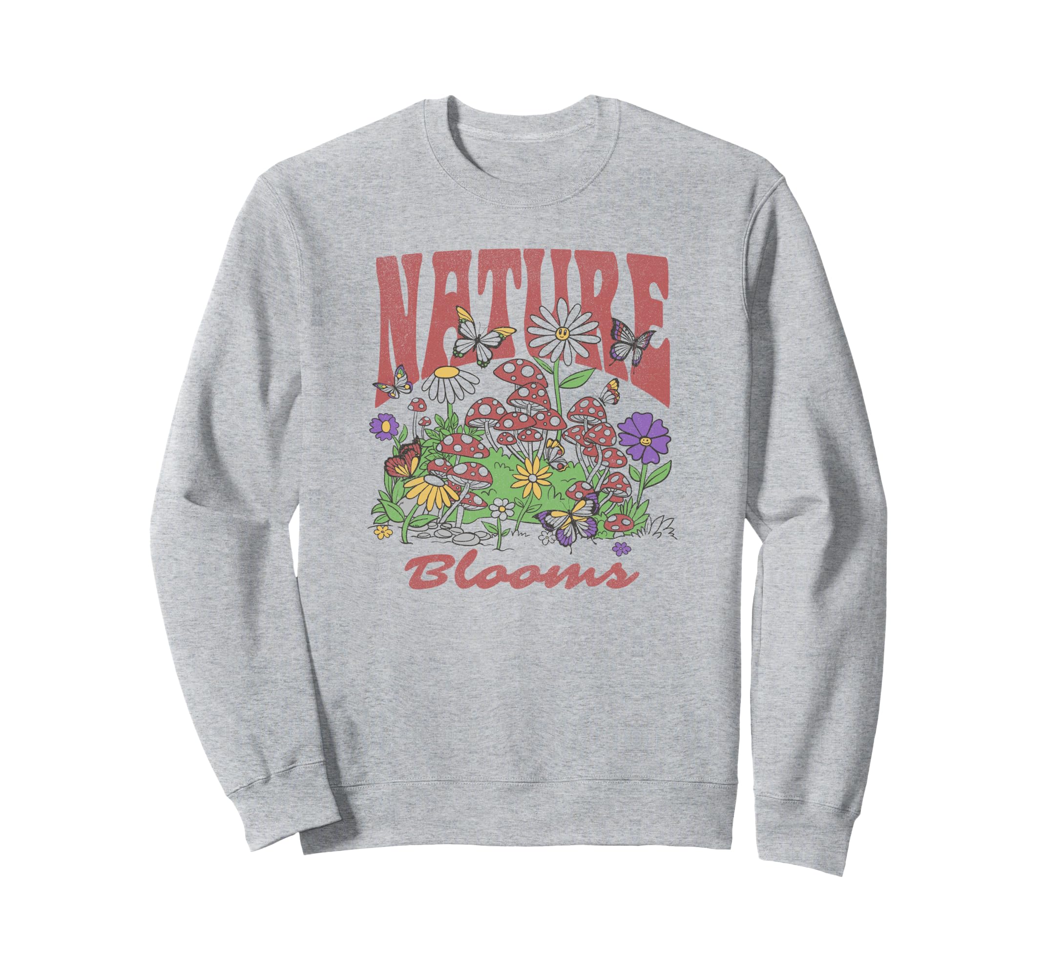 Rakuten - Nature Blooms Floral & Fungal Illustration トレーナー