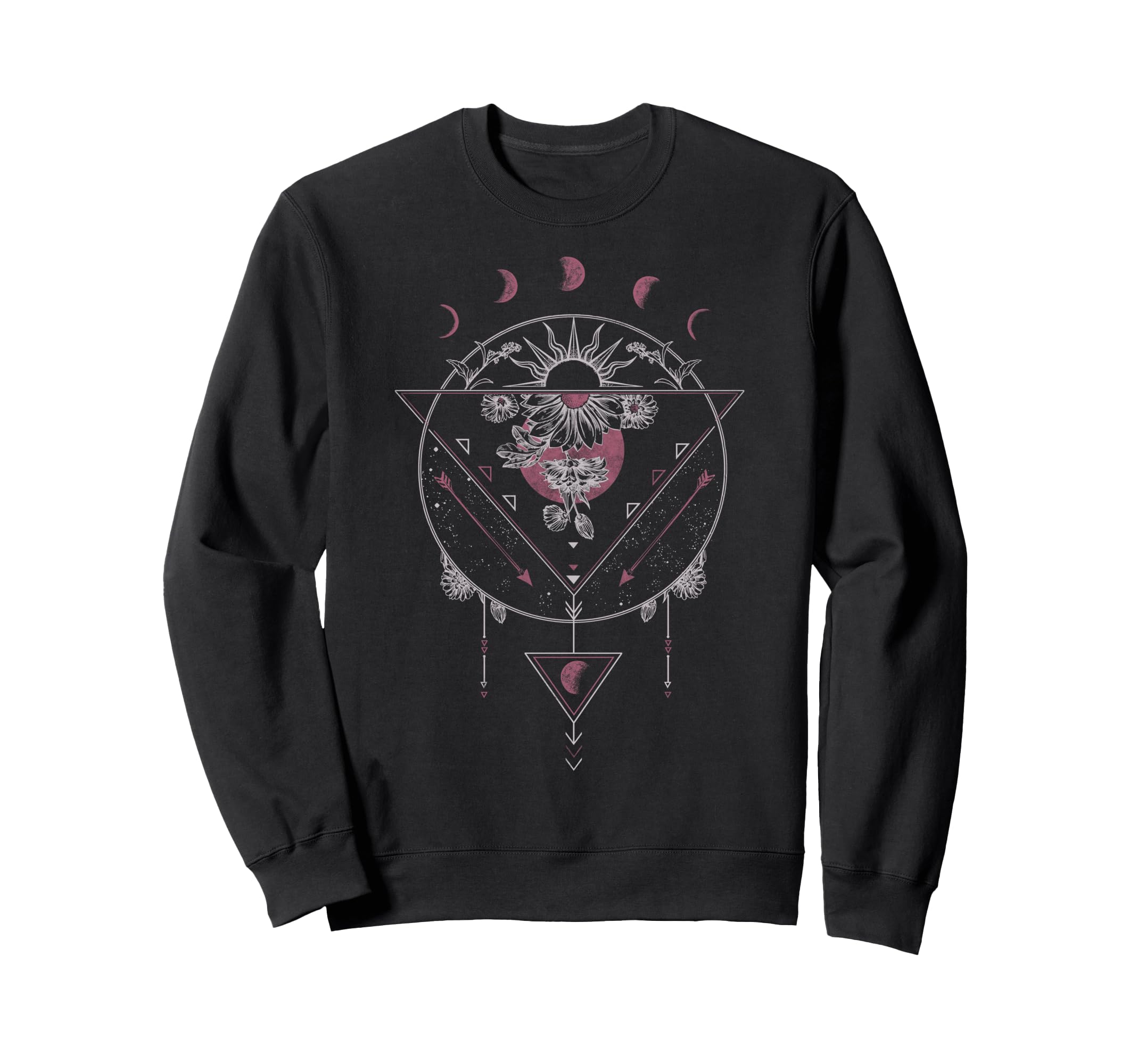 Trendy Dream Catcher Moon Phases Design トレーナー