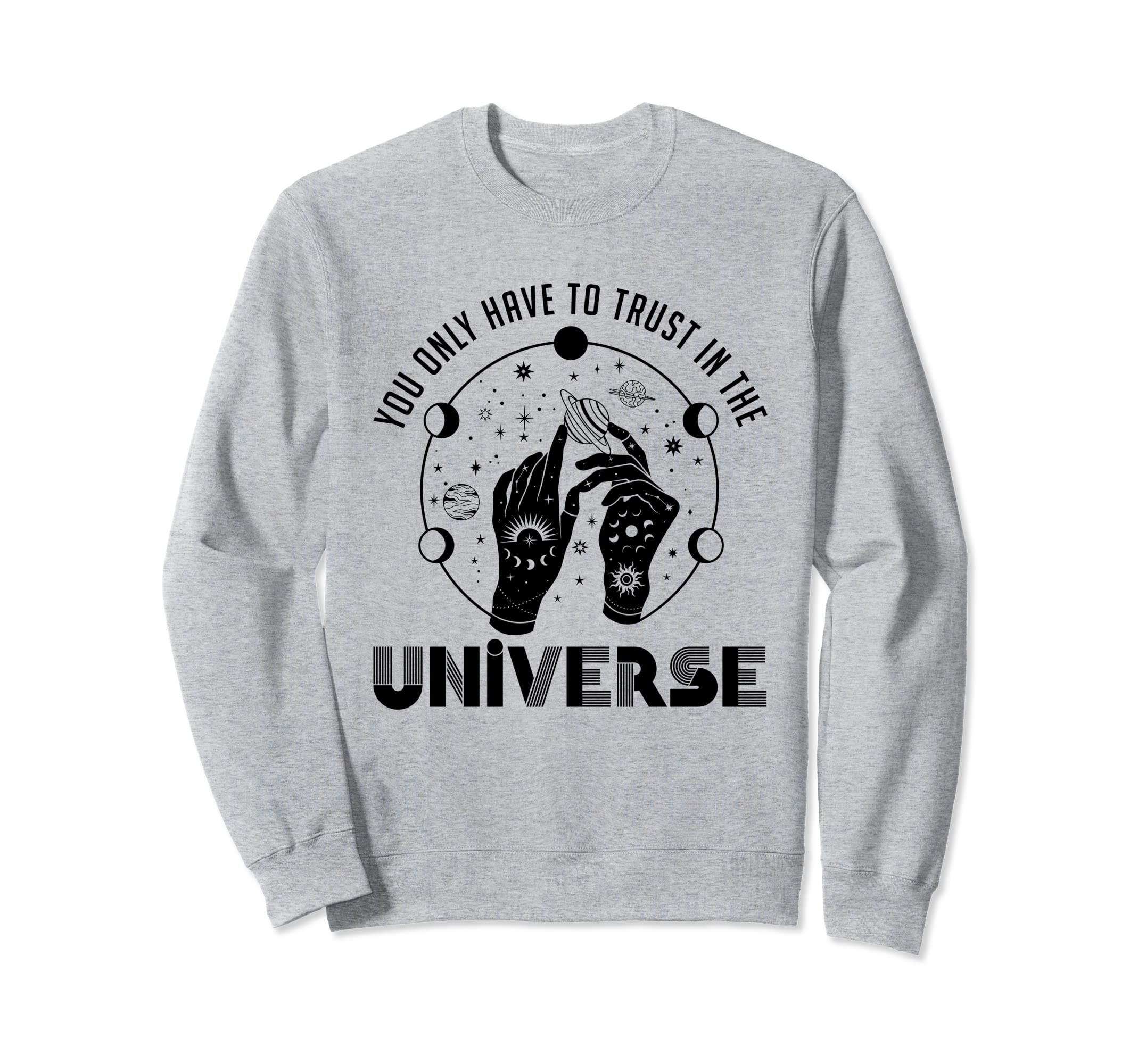 Trust in Universe クリスタル 占いボール タロットカード 魔女 トレーナー