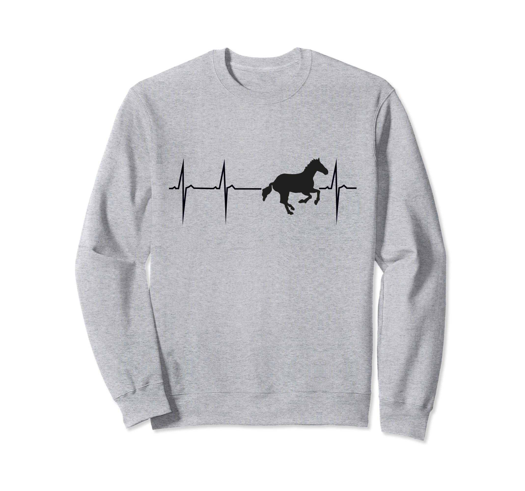 私の心は乗馬と馬に向いている トレーナー