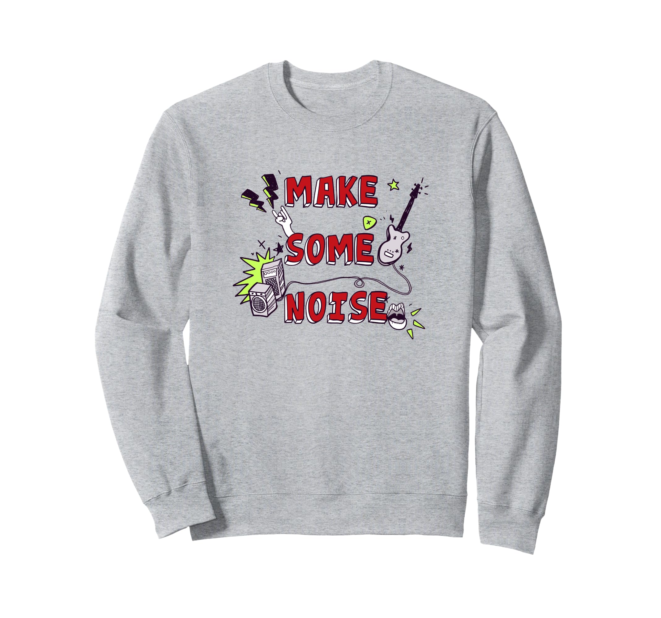Trendy Make Some Noise Rock Lyrics トレーナー
