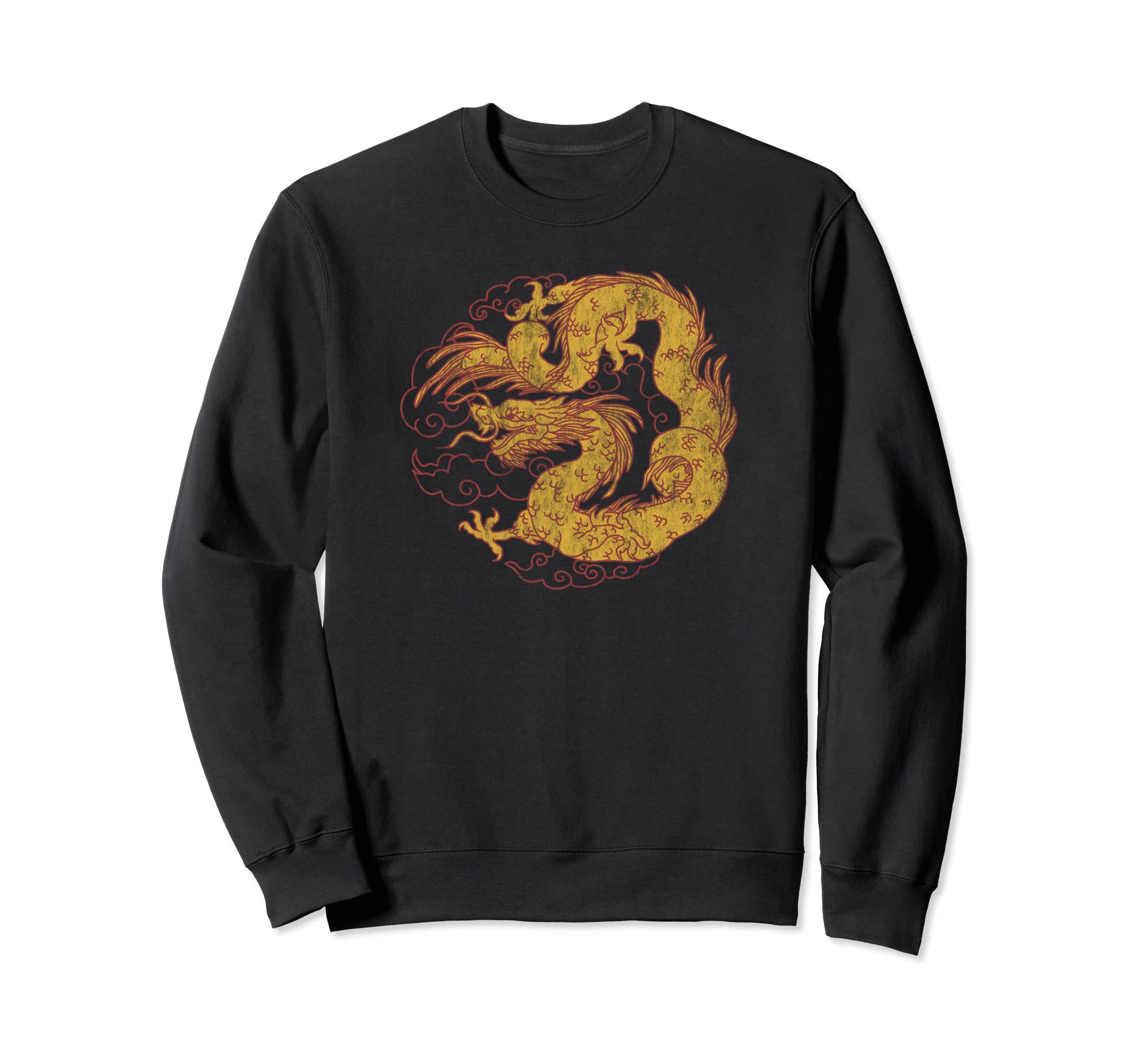 樂天商城 - Trendy Chinese Style Dragon Centered トレーナー