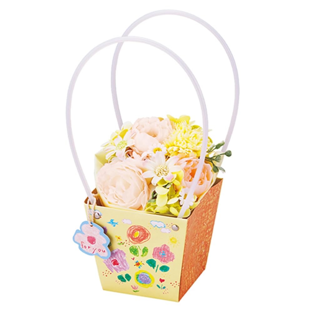 Rakuten - ケーイーアイ(Kei) アートバッグソープフラワーブーケ イエロー 5498-YE