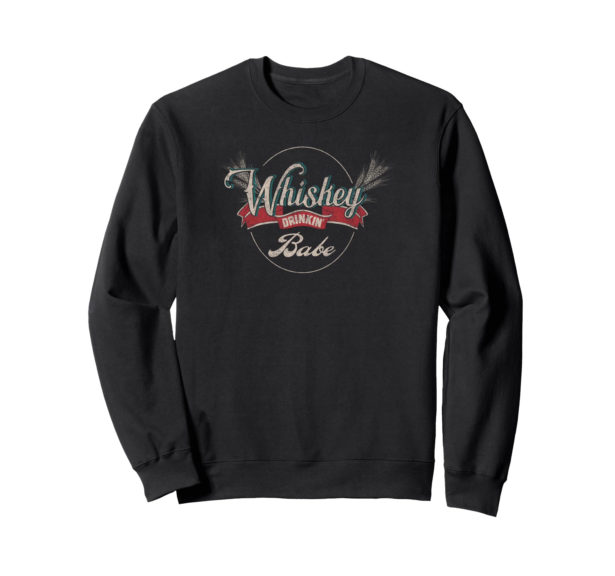 Whiskey Drinkin Babe Cool Logo Wheat Spikes トレーナー