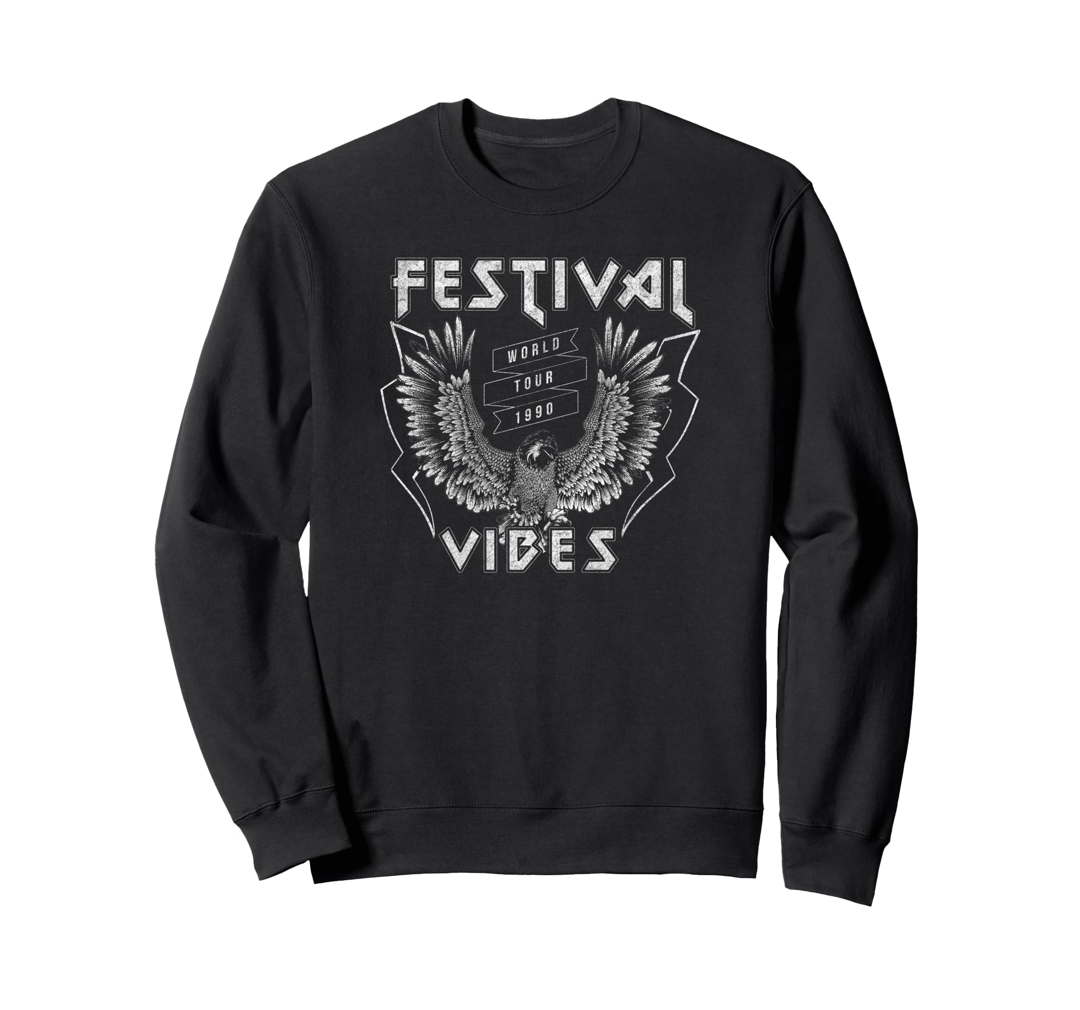 Festival Vibes World Tour 1990 Eagle Spread Wings トレーナー