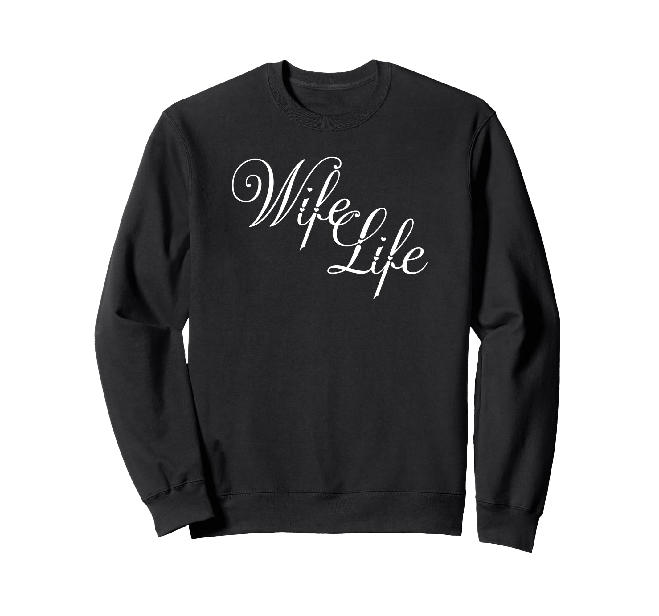 Wife Life White Strips And Little Hearts トレーナー