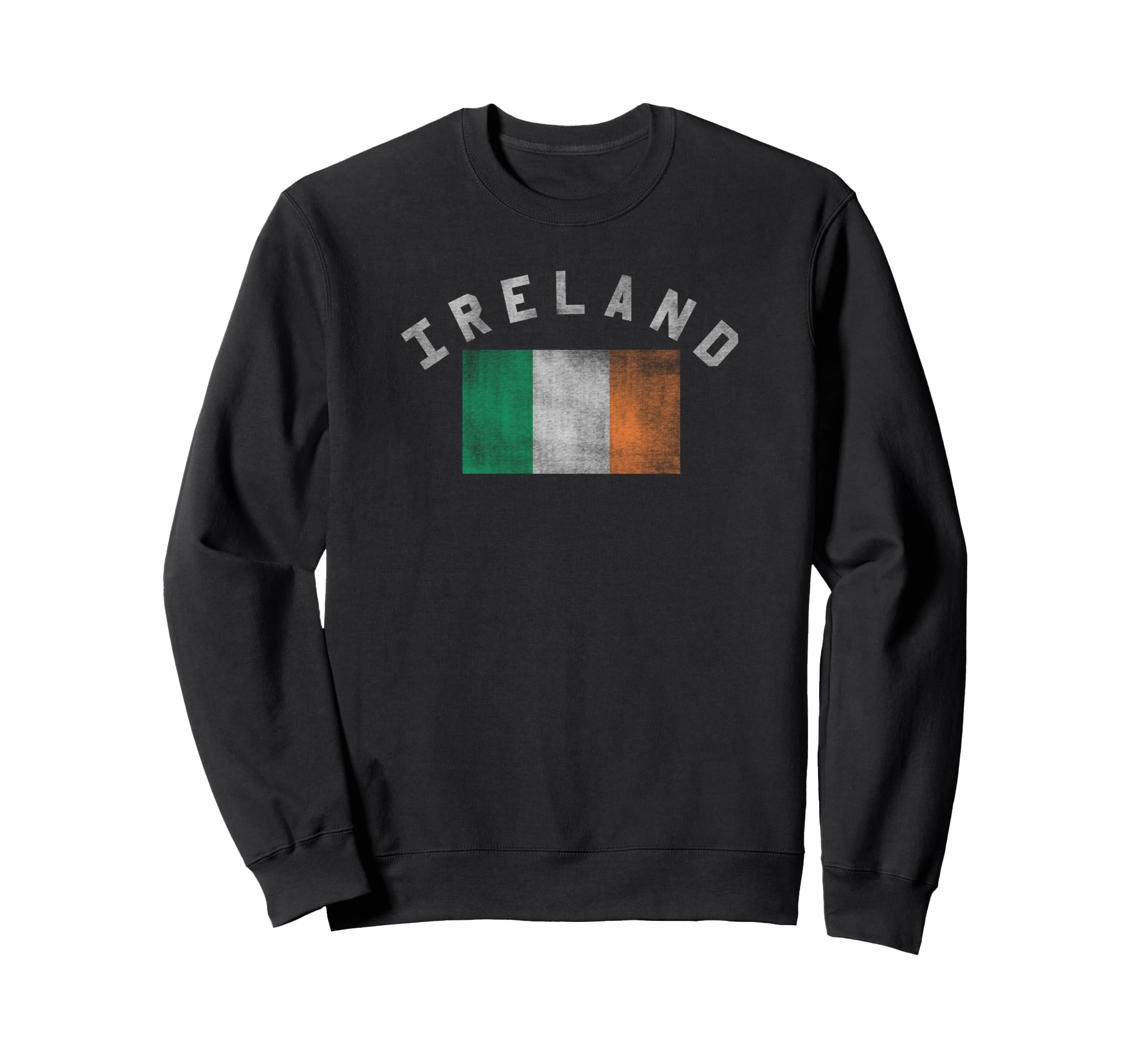 Ireland Text With National Flag St. Patrick's Day トレーナー