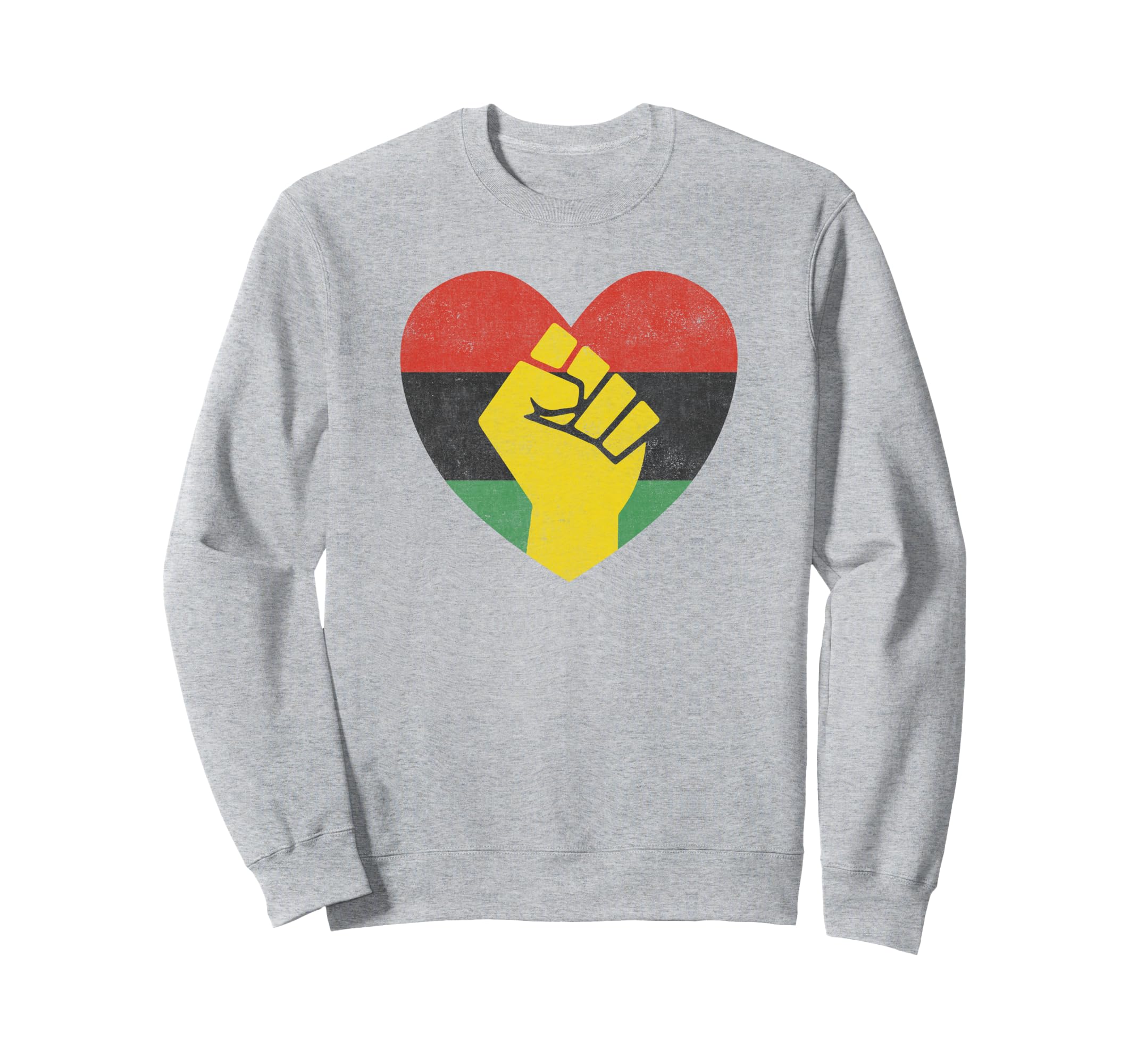 Trendy Black History Power Fist トレーナー