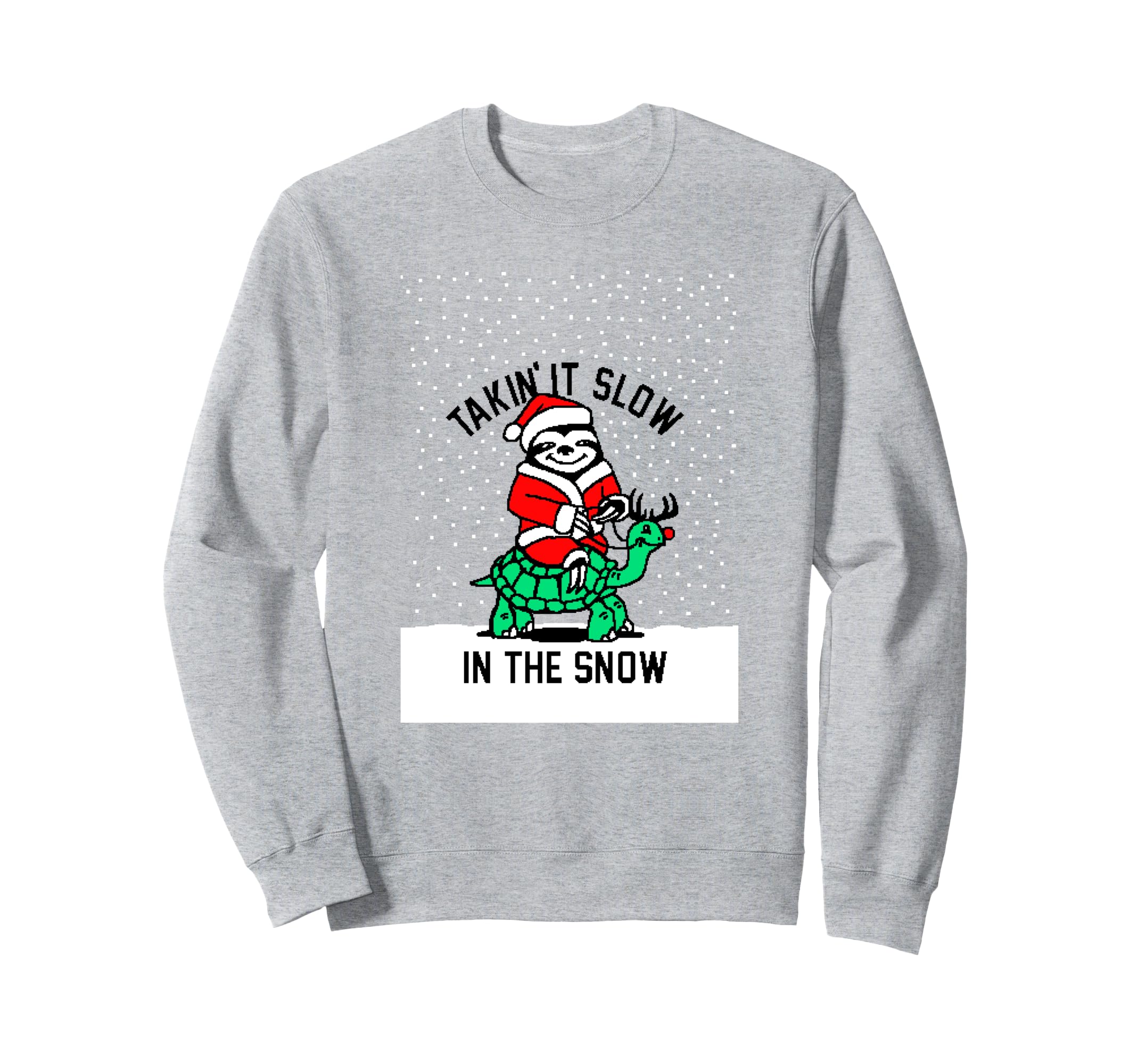 乐天商城 - Christmas Sloth on Back of Turtle トレーナー