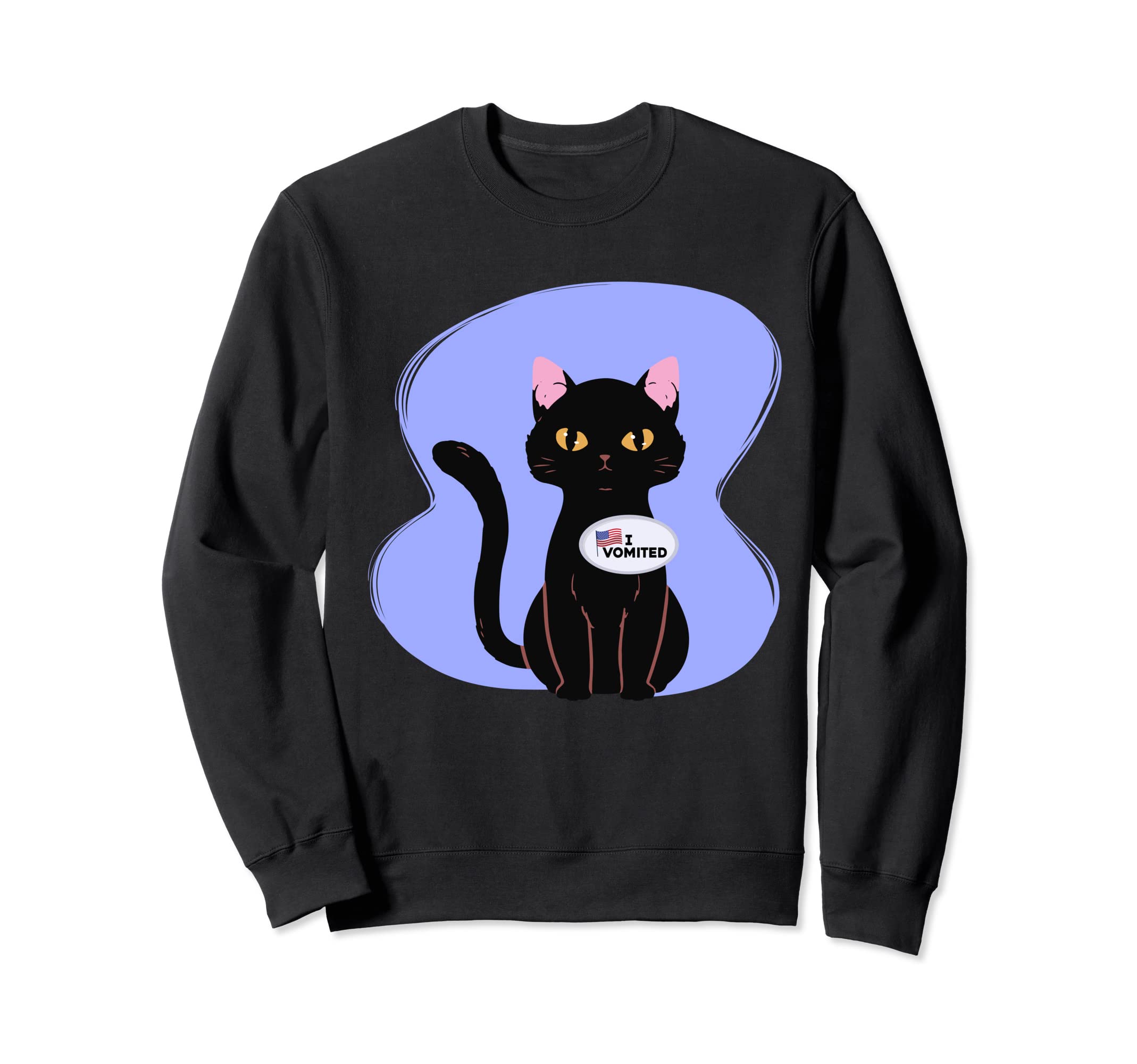 I Vomited Funny Cat American Election 投票パロディ トレーナー