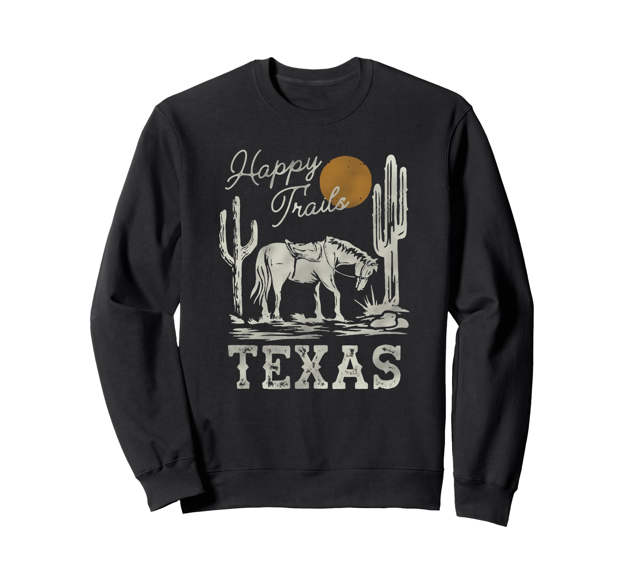 Happy Trails Texas Horse In The Desert トレーナー