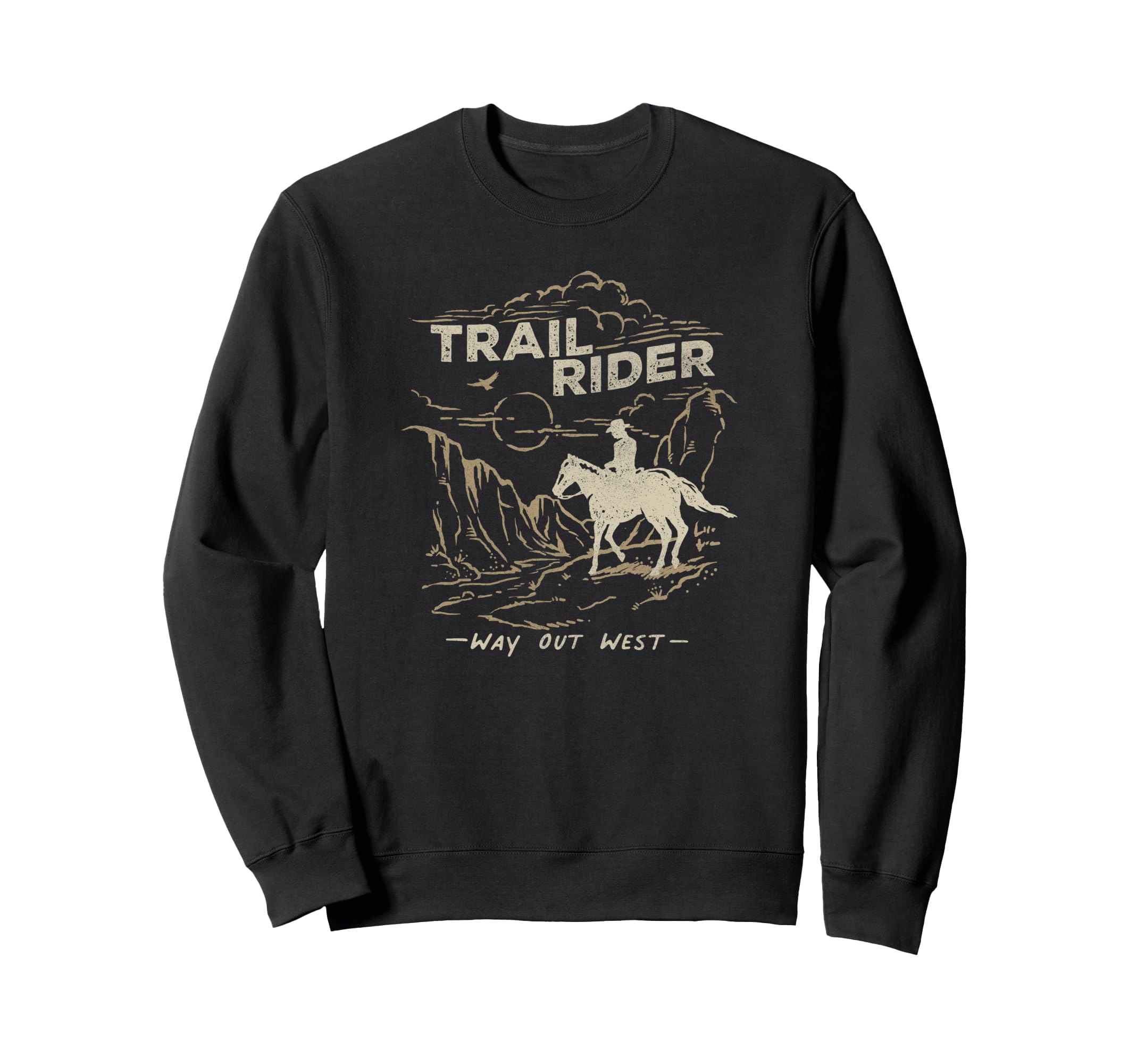 Other - Trail Rider May Out West Lone Ranger Cowboy And Horse トレーナー