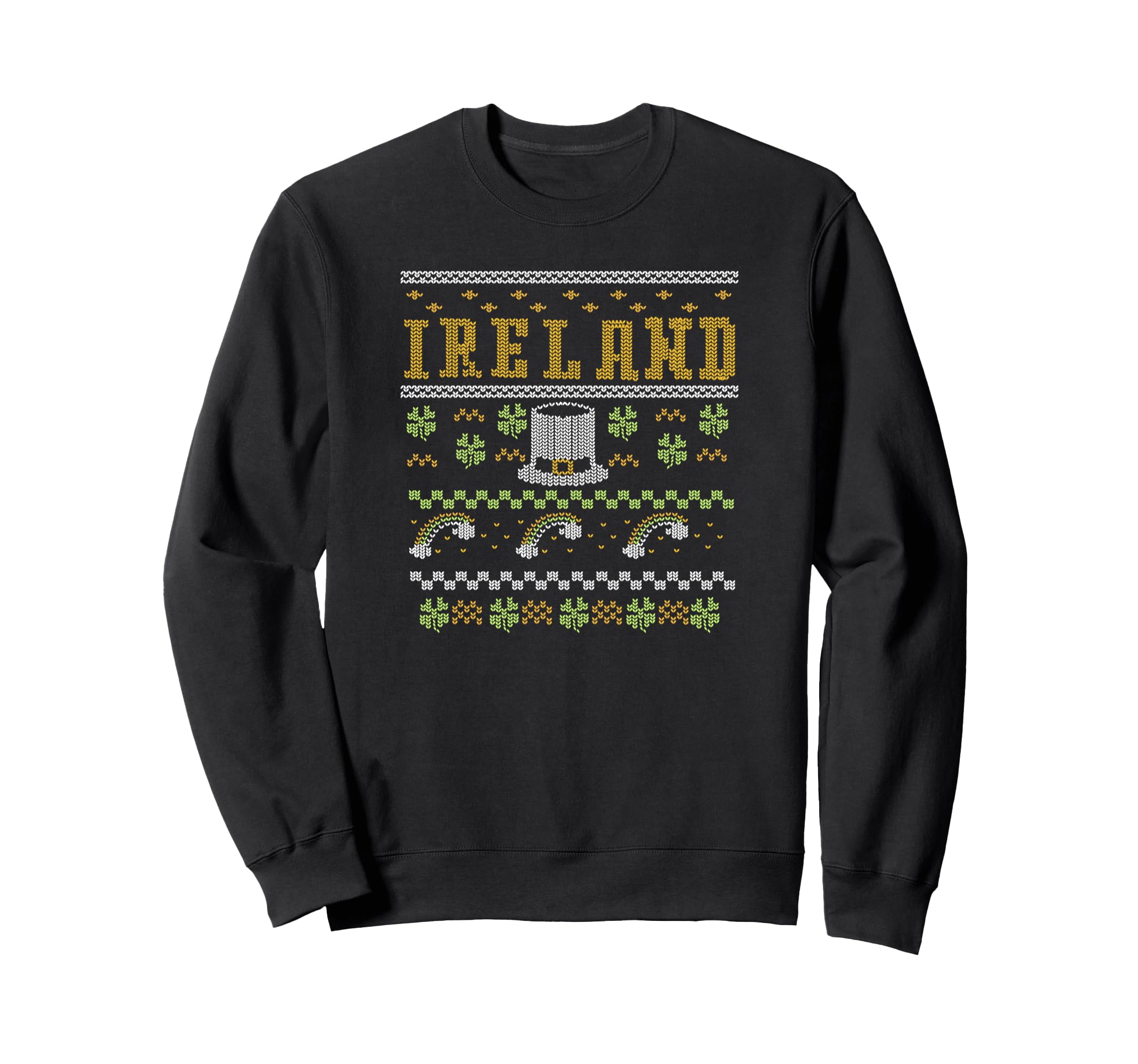 Trendy St. Patrick's Day Ugly Sweater Ireland トレーナー