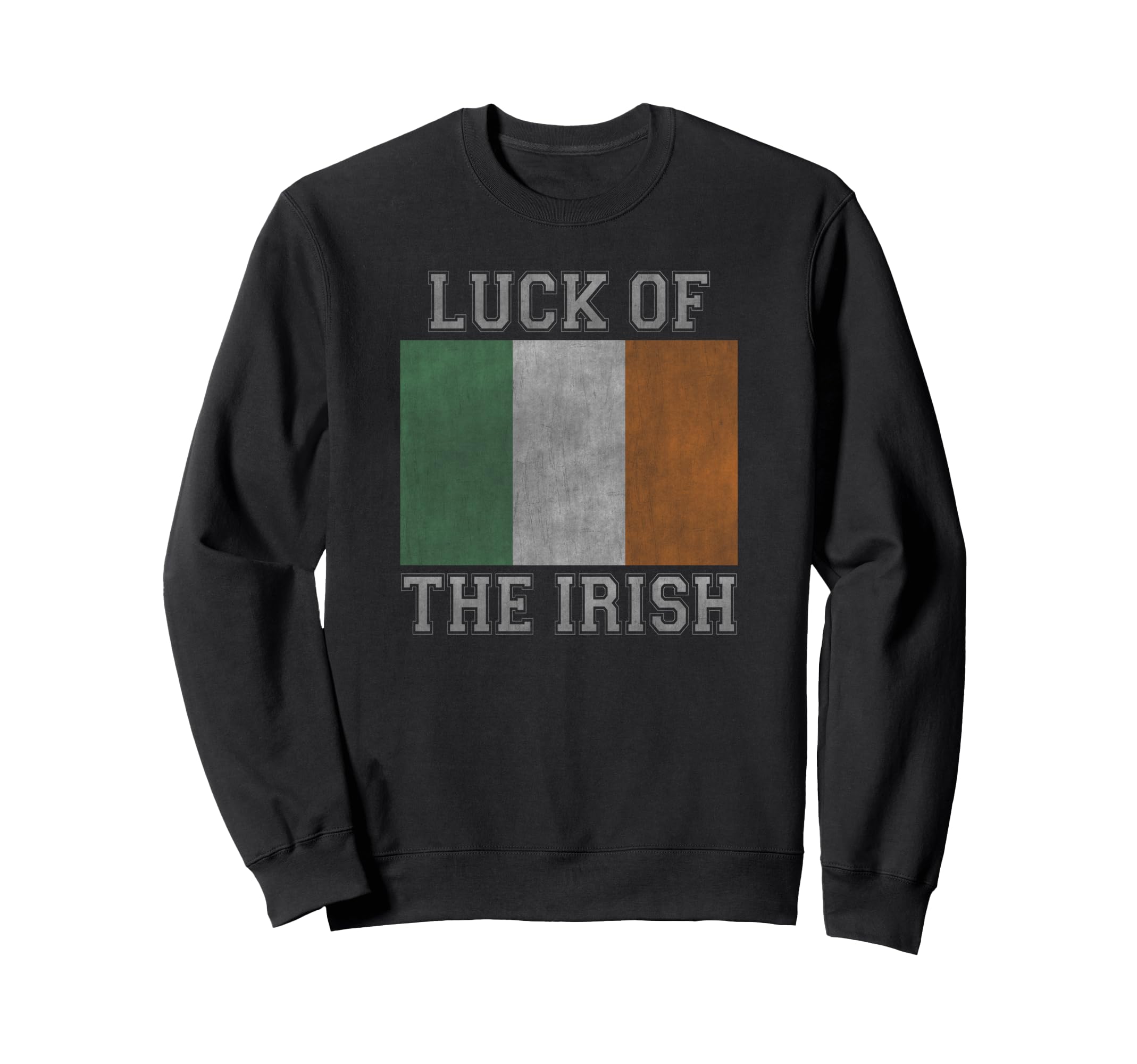 Trendy St. Patrick's Day Luck Irish Flag トレーナー