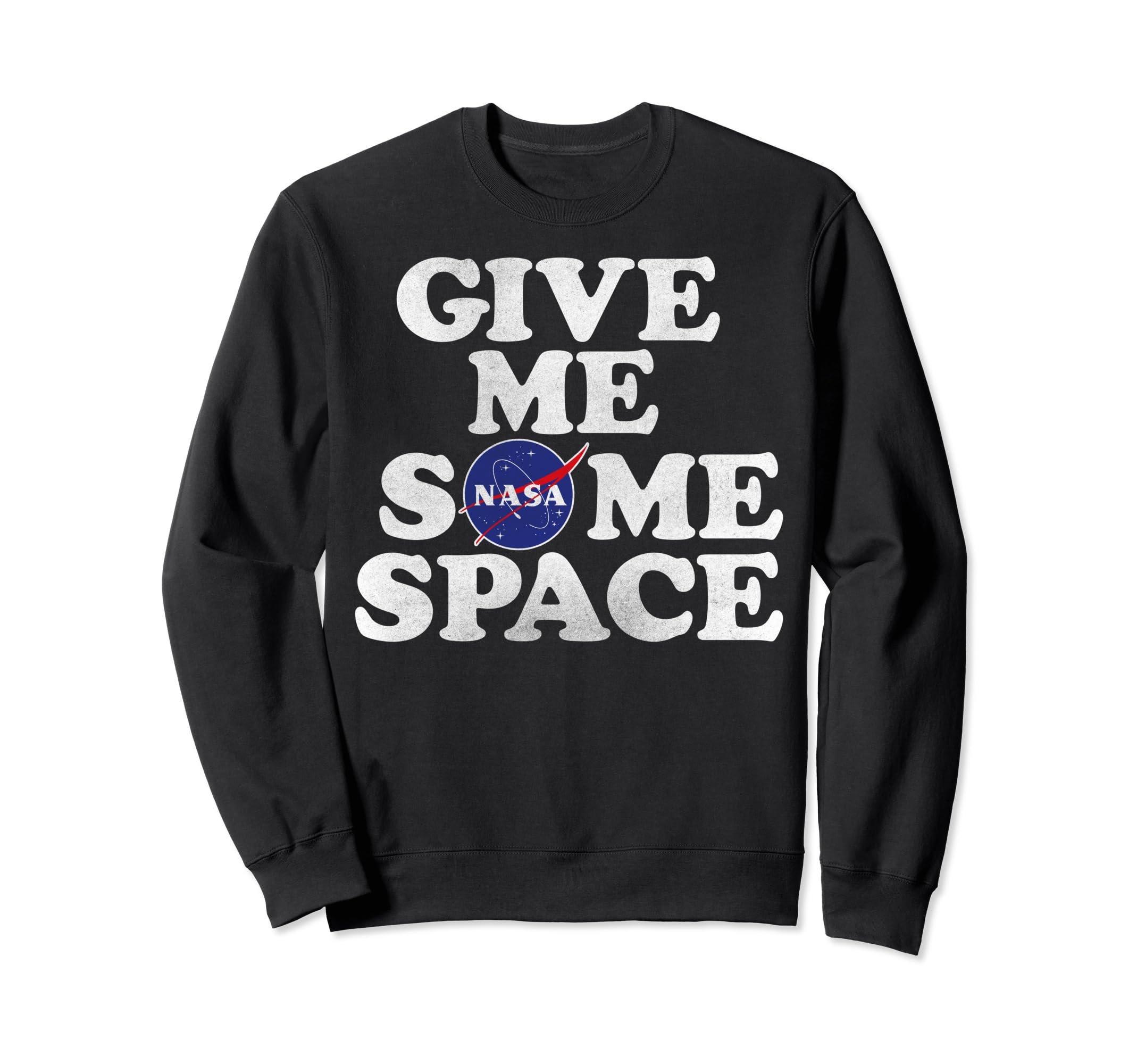 NASA Give Me Some Space Bold Vintage Center Logo トレーナー