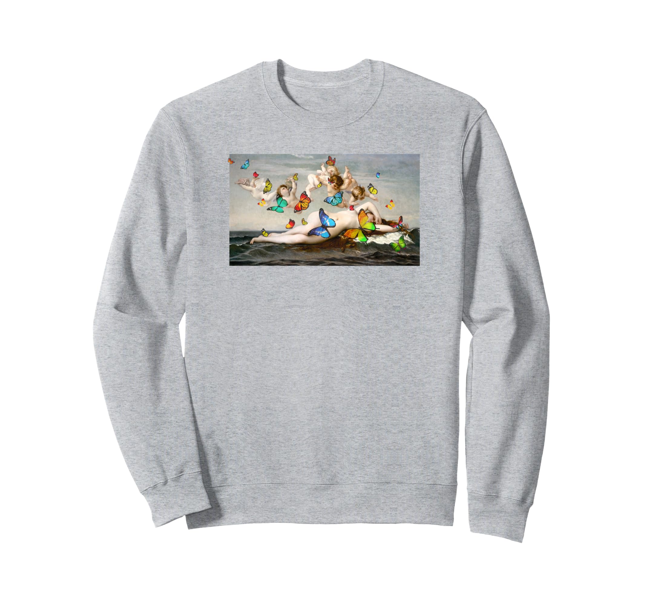 The Birth of Venus Butterfly Censorship Painting トレーナー