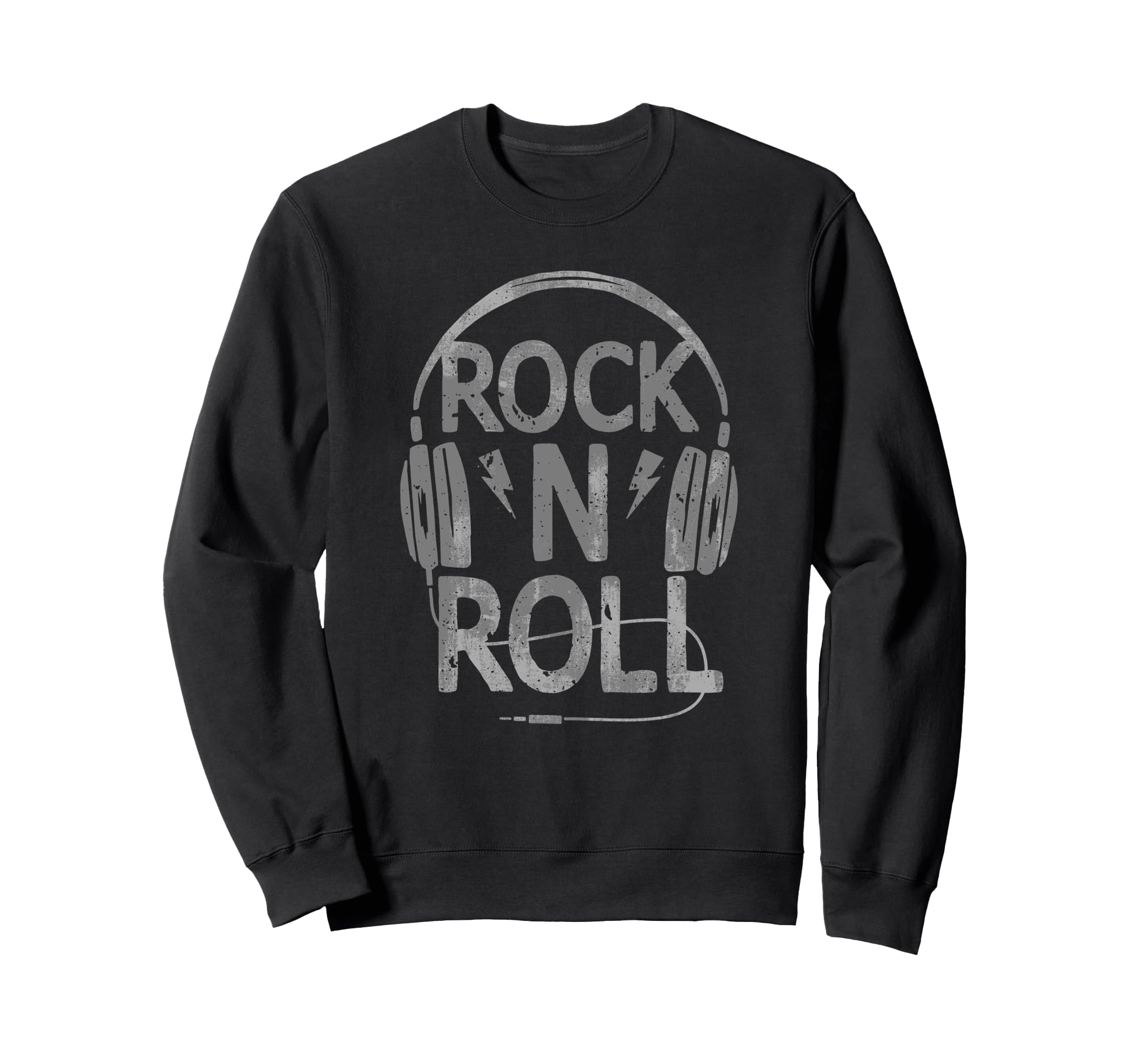 Rock N Roll Headphones Logo トレーナー