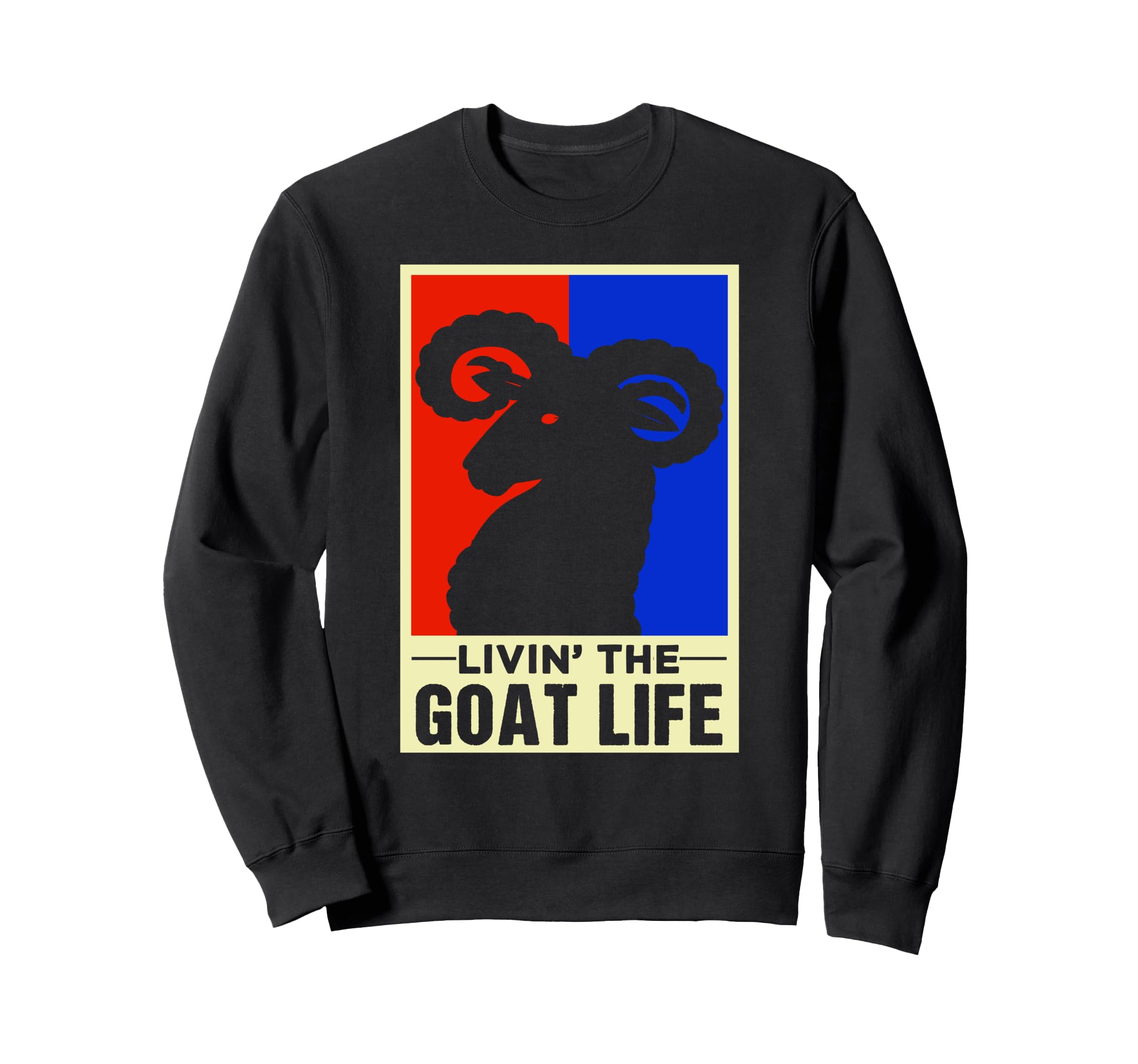 乐天商城 - Livin' The Goat Life レトロ ヴィンテージ トレーナー