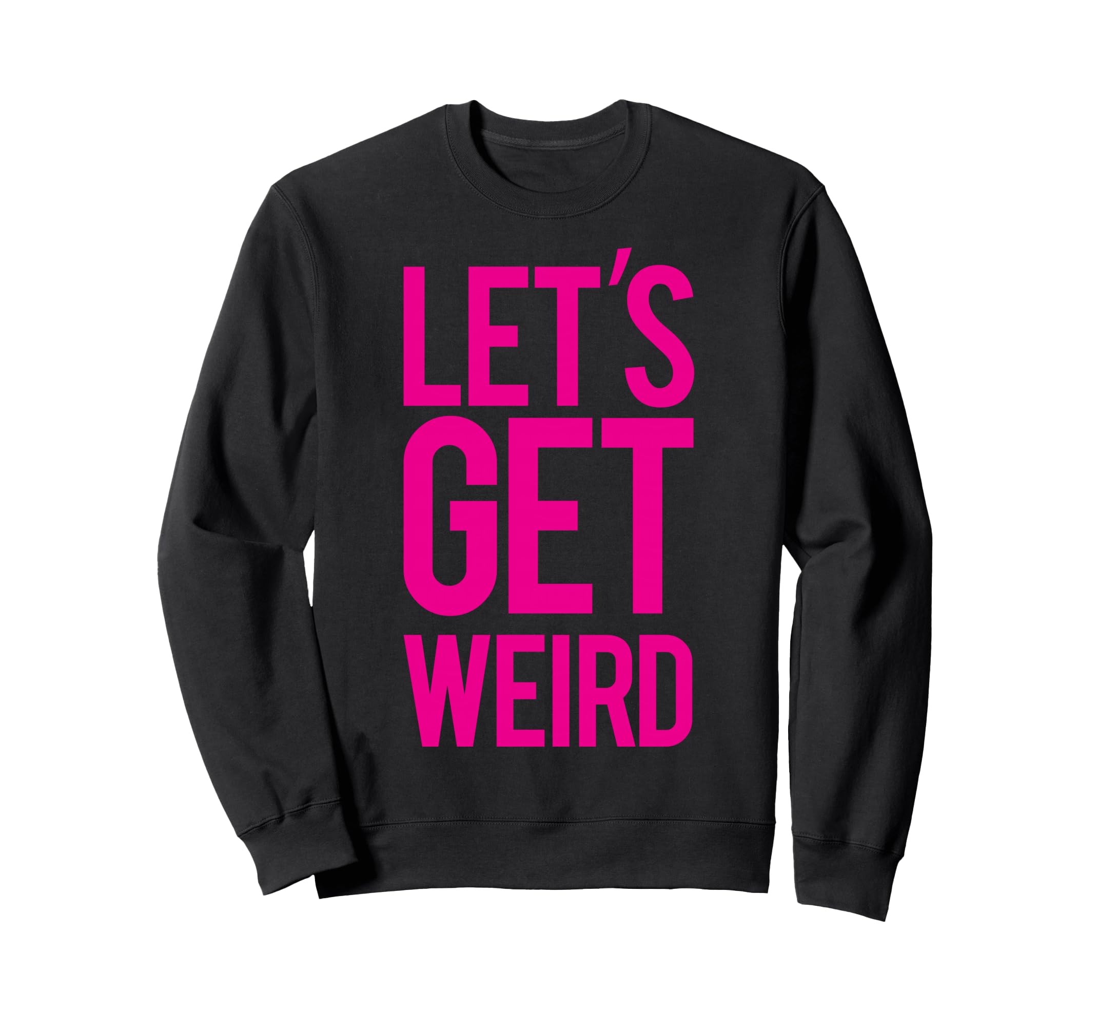 Little Mix Pink Let's Get Weird Front Back Print トレーナー