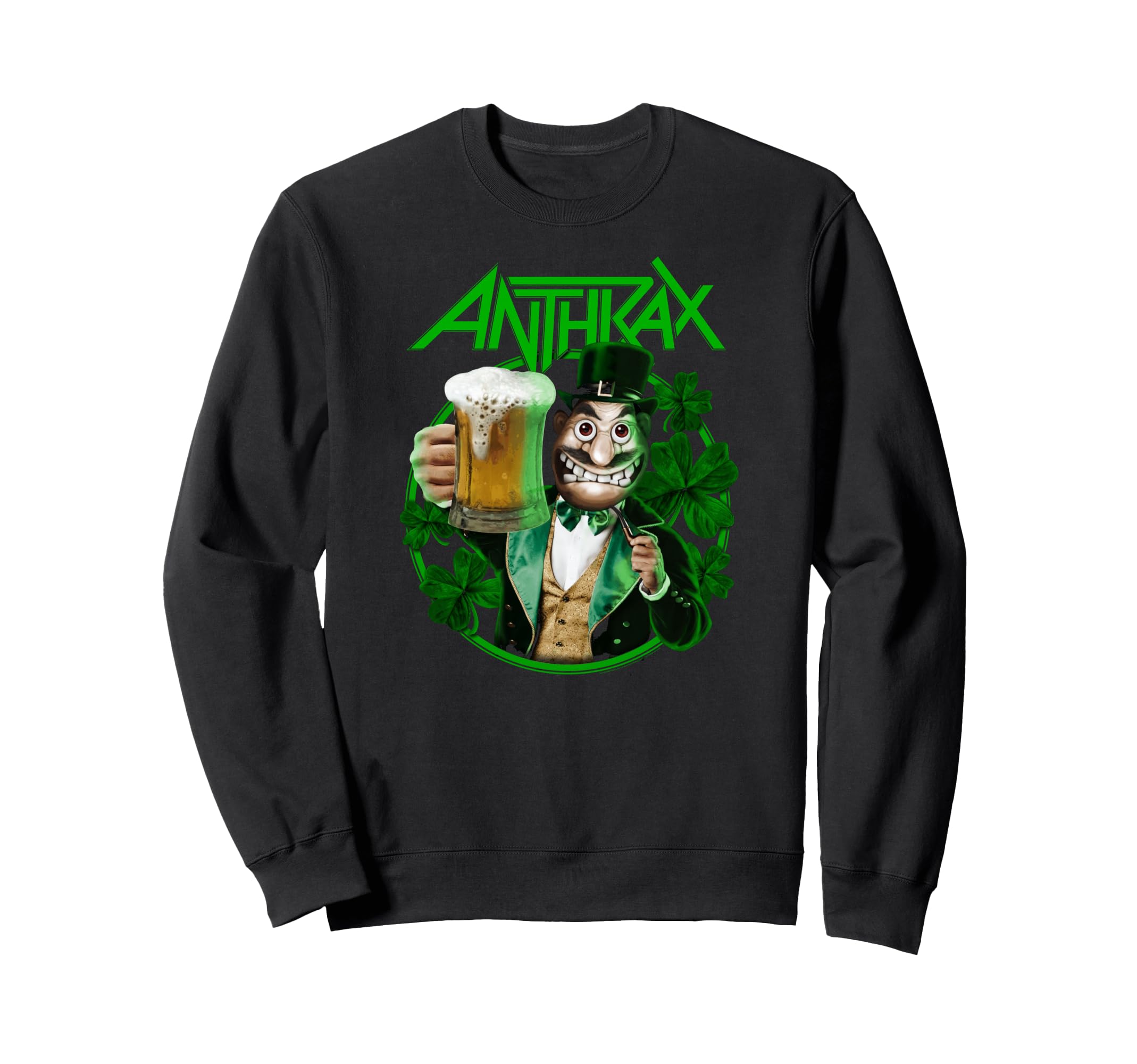 Anthrax St. Patrick's Day Beer Shamrock トレーナー