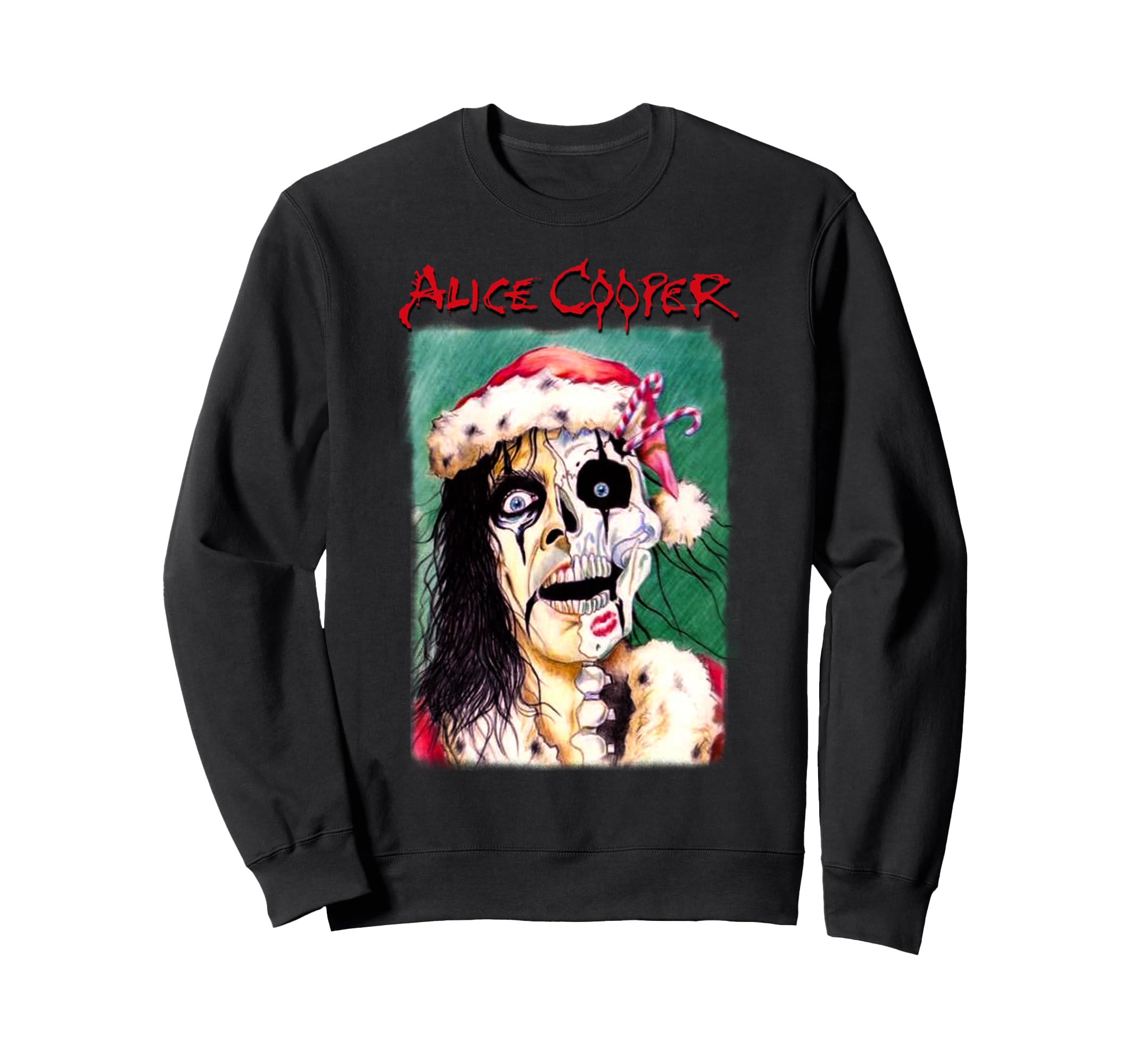 Alice Cooper Alice Claus Christmas Card トレーナー