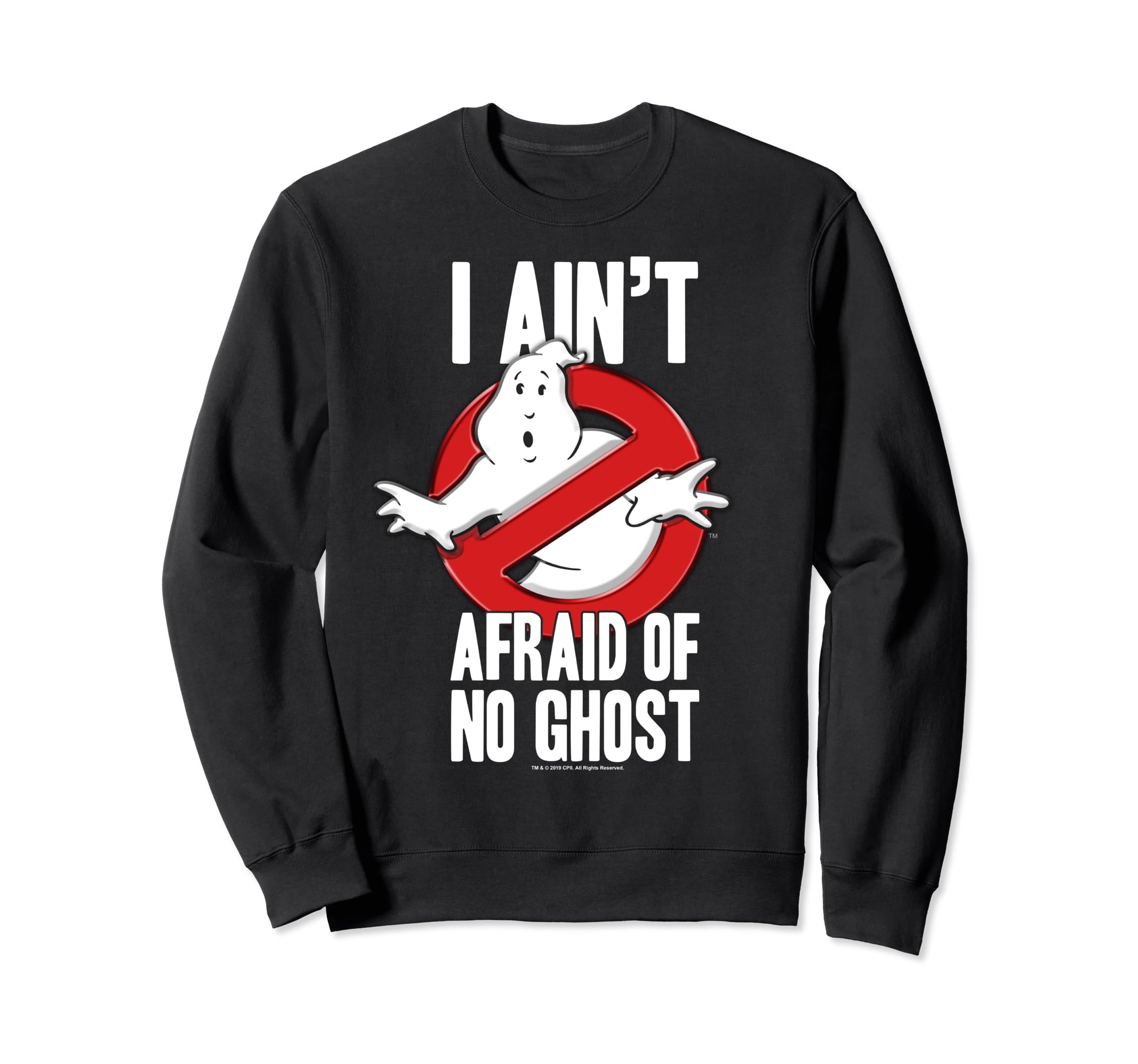 Ghostbusters I Ain't Afraid Of No Ghost Bold Text 트레이너