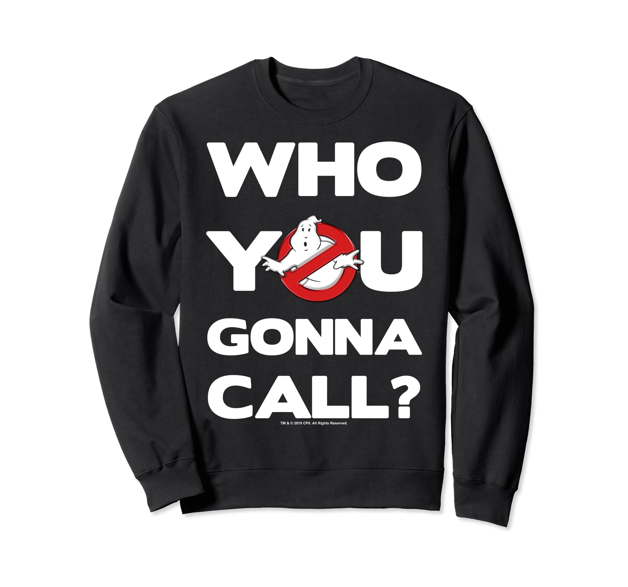 Ghostbusters Who You Gonna Call Bold Text Movie Logo 트레이너
