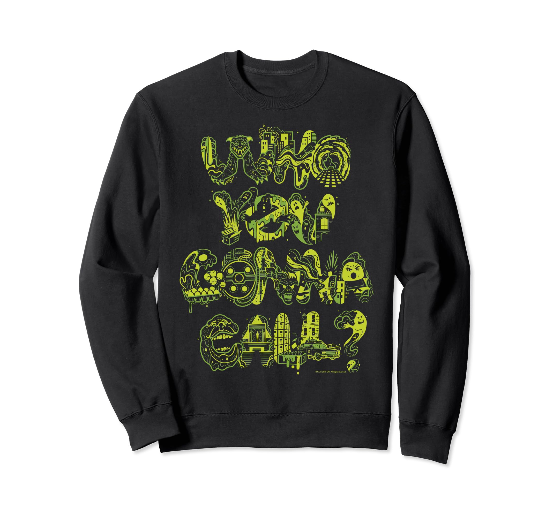 Ghostbusters Who You Gonna Call Slime Text 트레이너