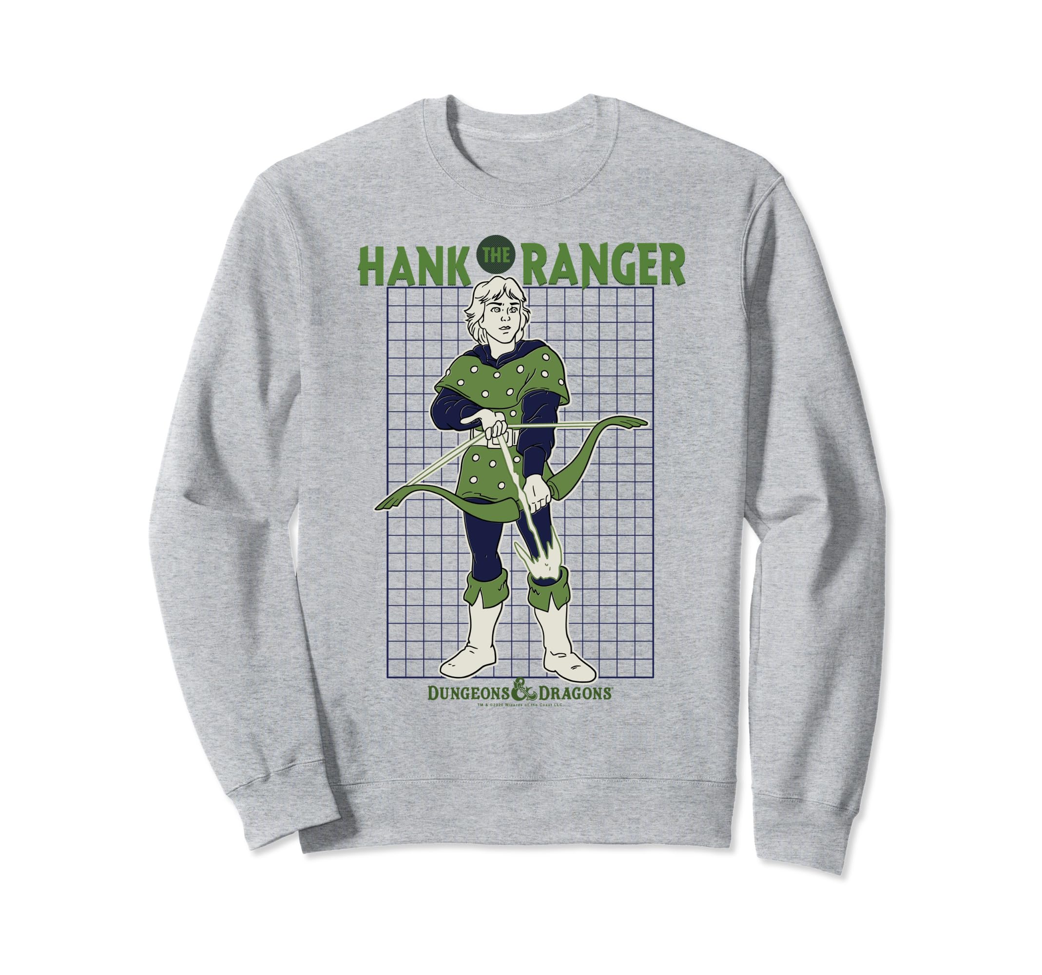 Rakuten - Dungeons & Dragons Hank The Ranger Grid Portrait トレーナー