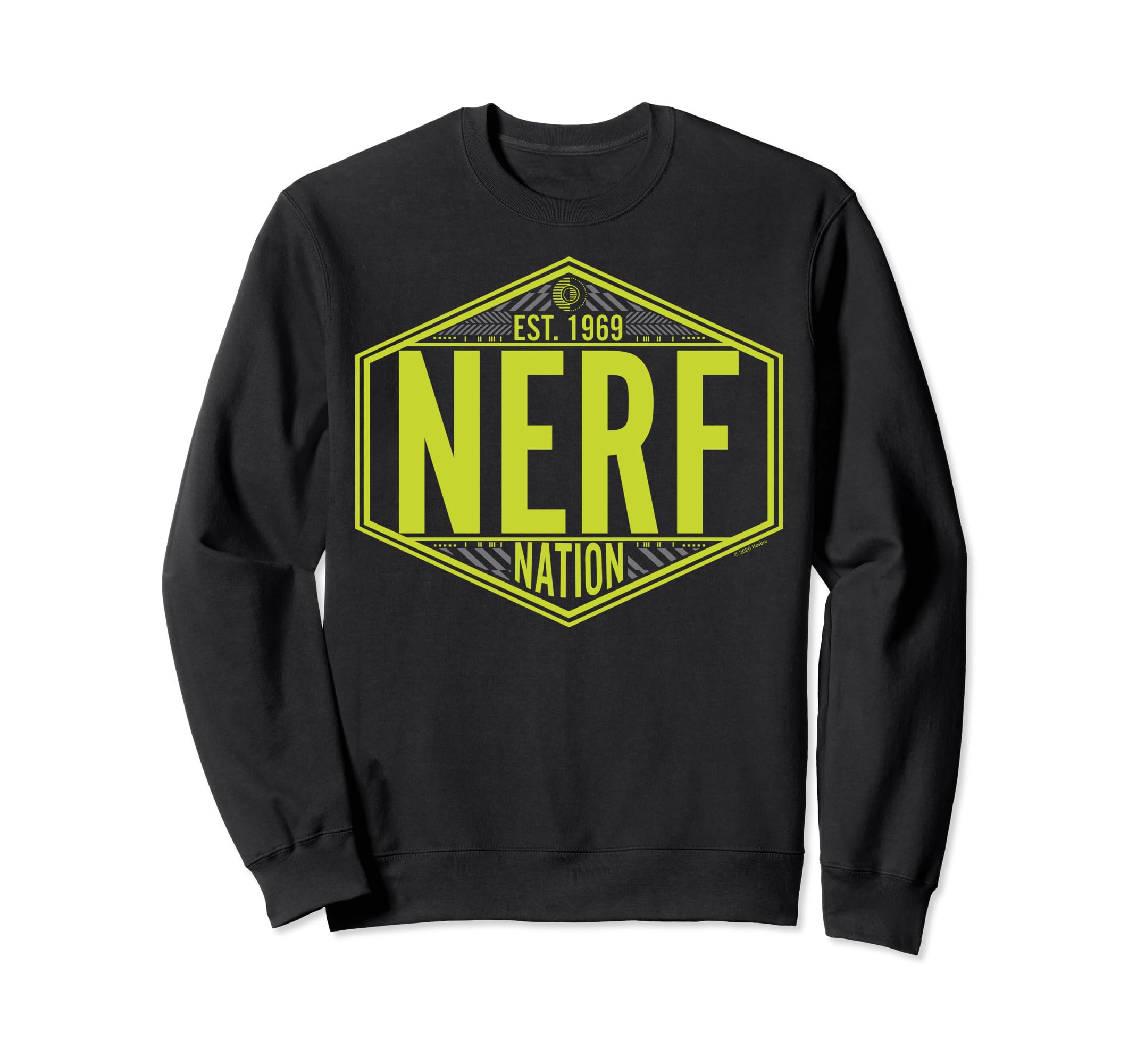 Nerf Nation Est 1969 Neon Badge トレーナー