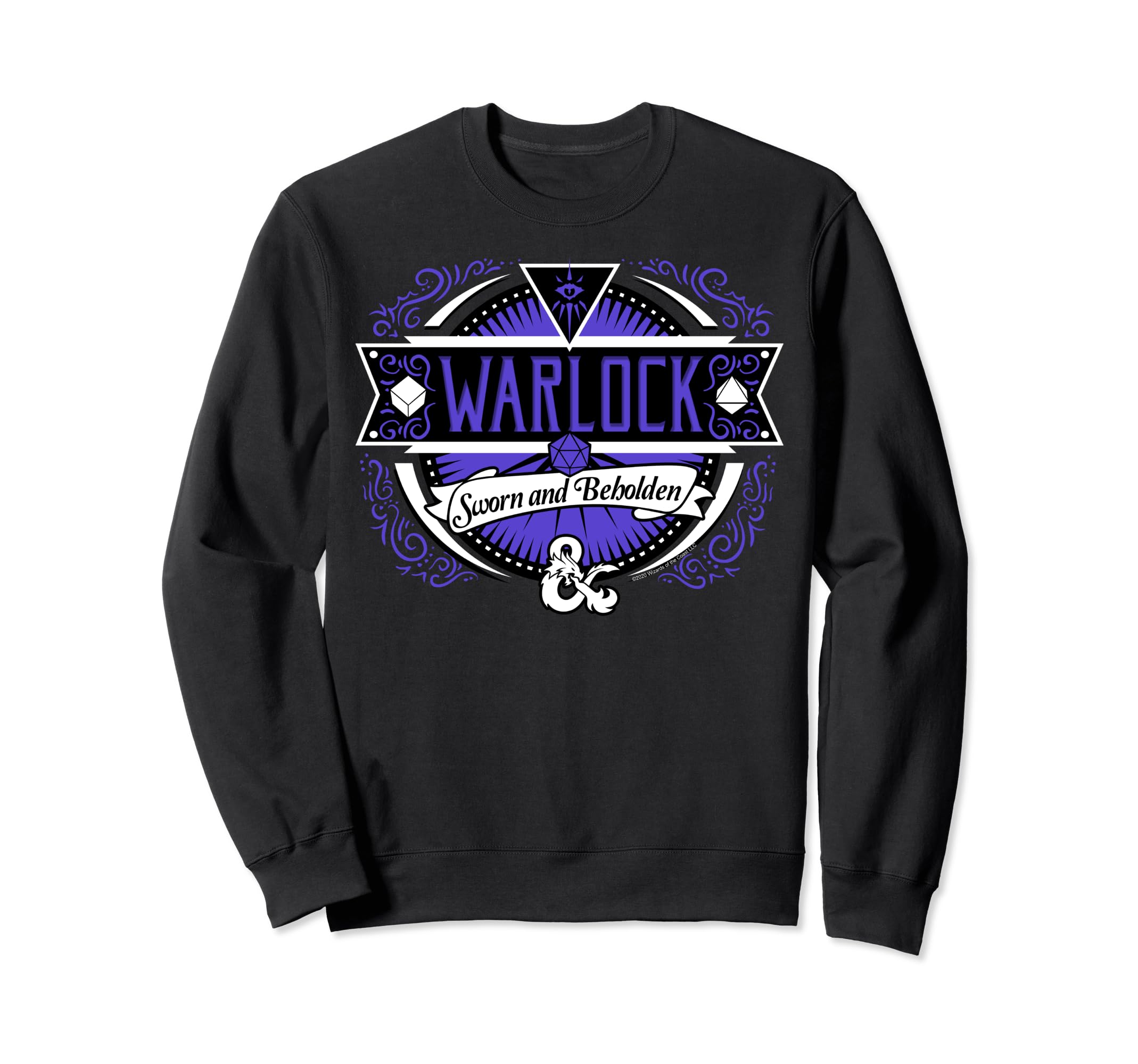 Dungeons & Dragons Warlock Sworn And Beholden Logo トレーナー