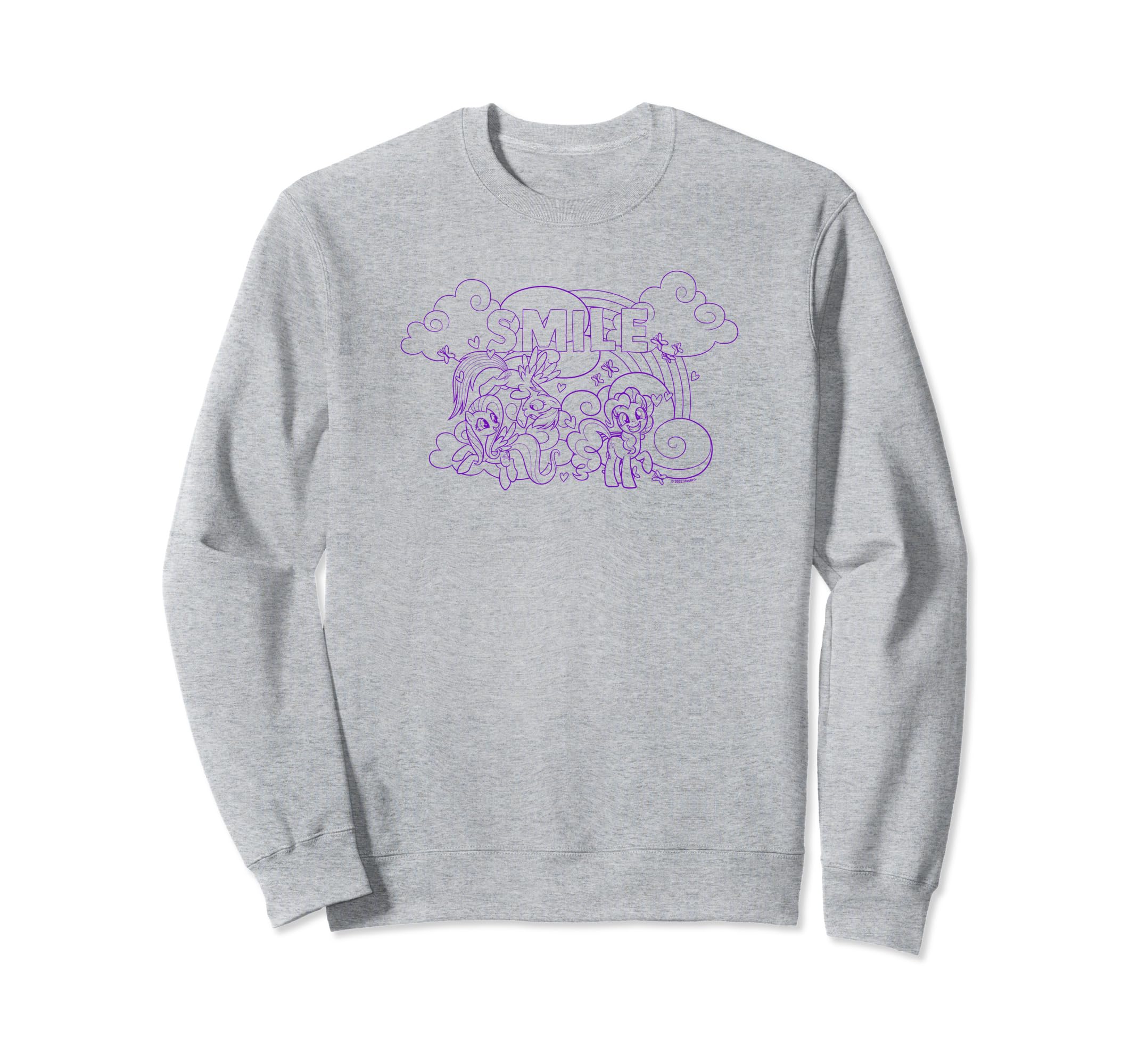 My Little Pony: Friendship Is Magic Pony Smile Outline Art トレーナー