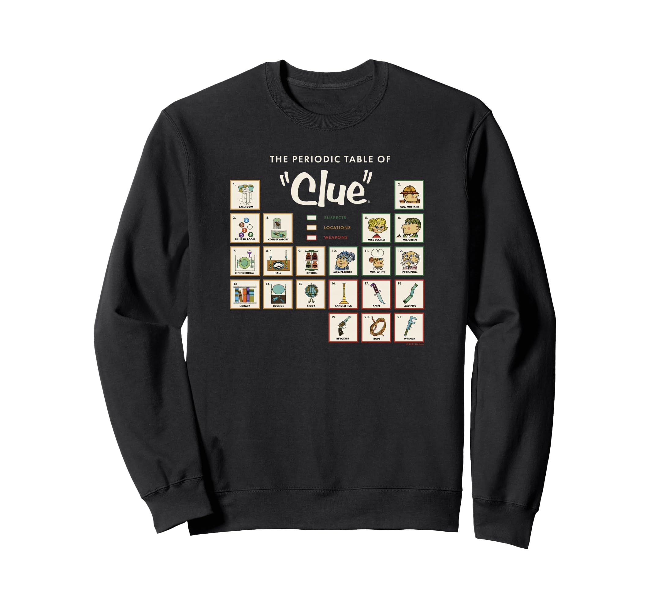 男女兼用休閒服 - Clue The Periodic Table of Clue トレーナー