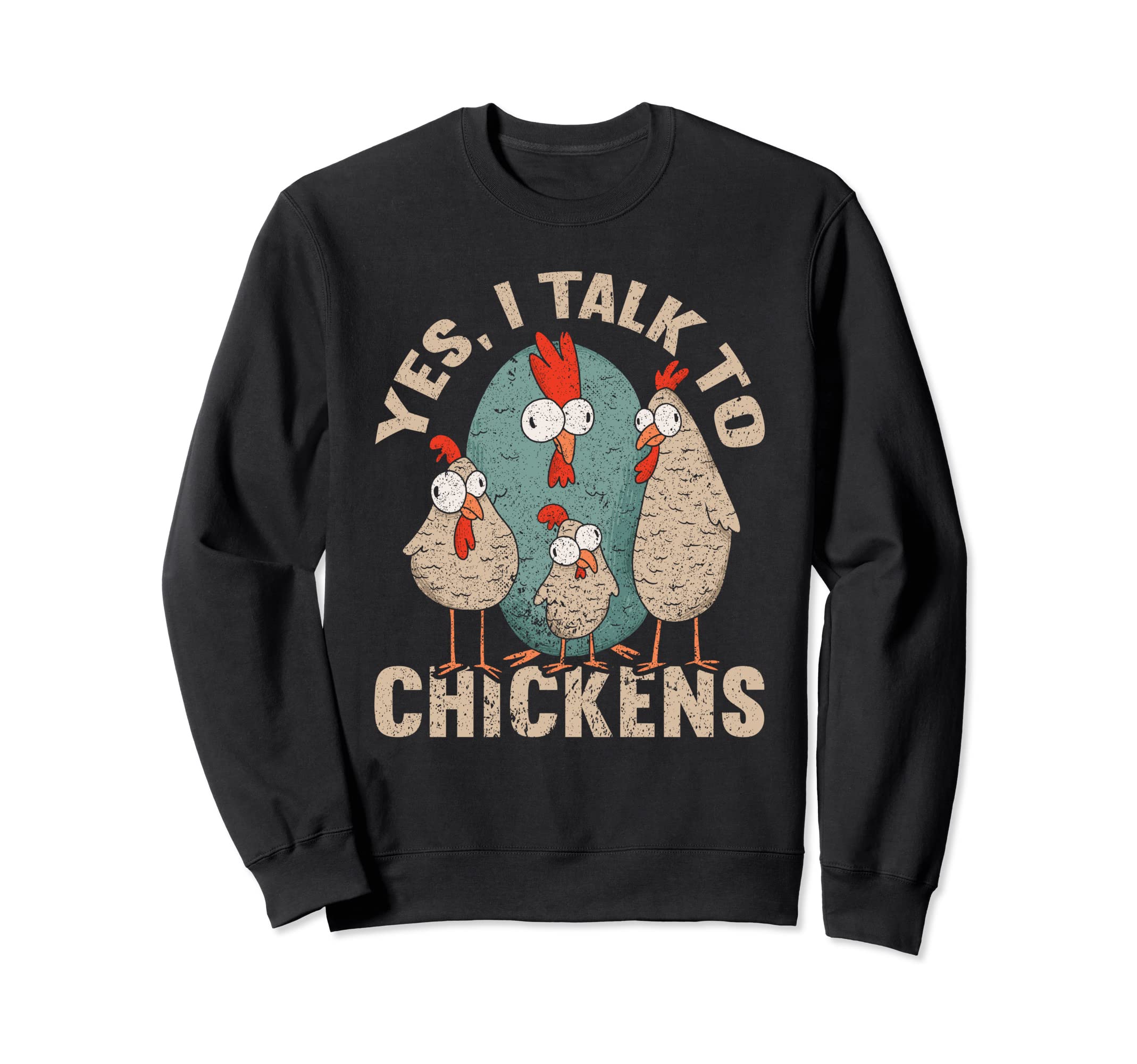 Yes, I Talk To Chickens | Farm Lover Funny Chicken Farmer トレーナー