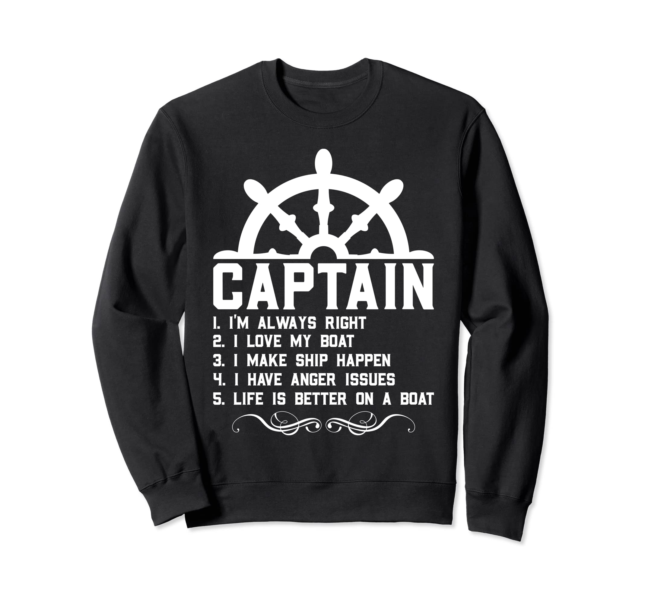 Other - キャプテン1. I'm always right、2.I love my boat boat captains トレーナー