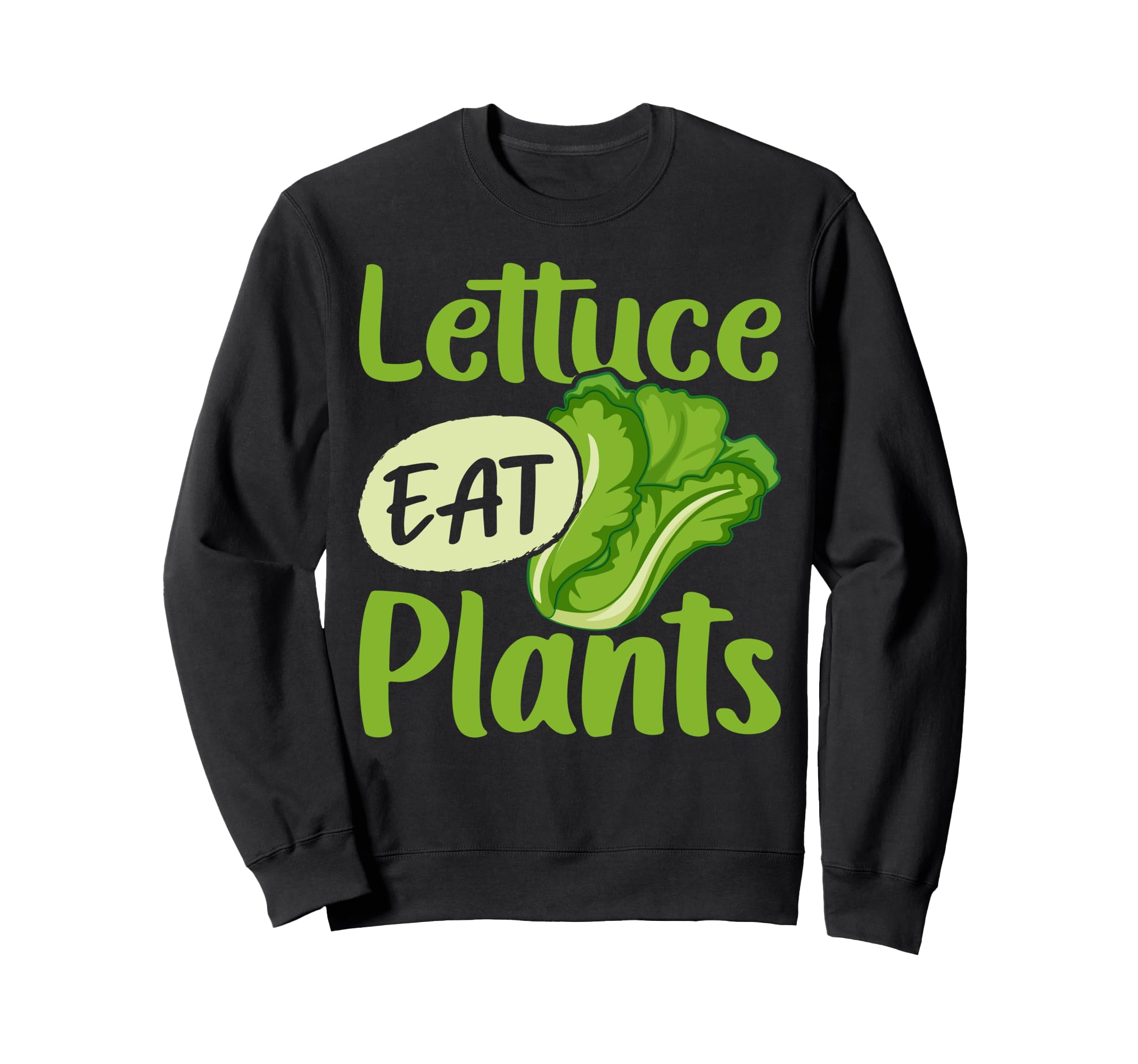 レタス Eat Plants Veganism デザイン ベジタリアン向け トレーナー
