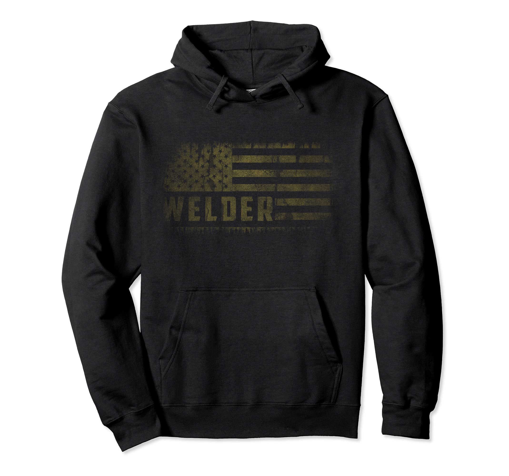Welders アメリカ国旗 アメリカ国旗 愛国的な溶接 パーカー