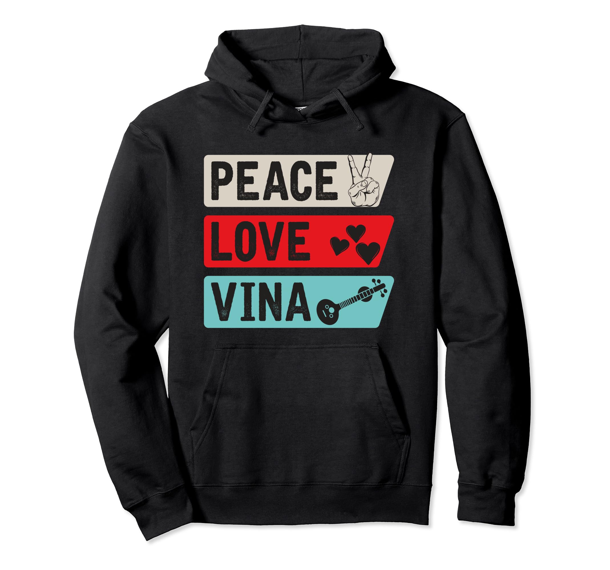 Peace Love Vina ギター 楽器 Vina Players パーカー